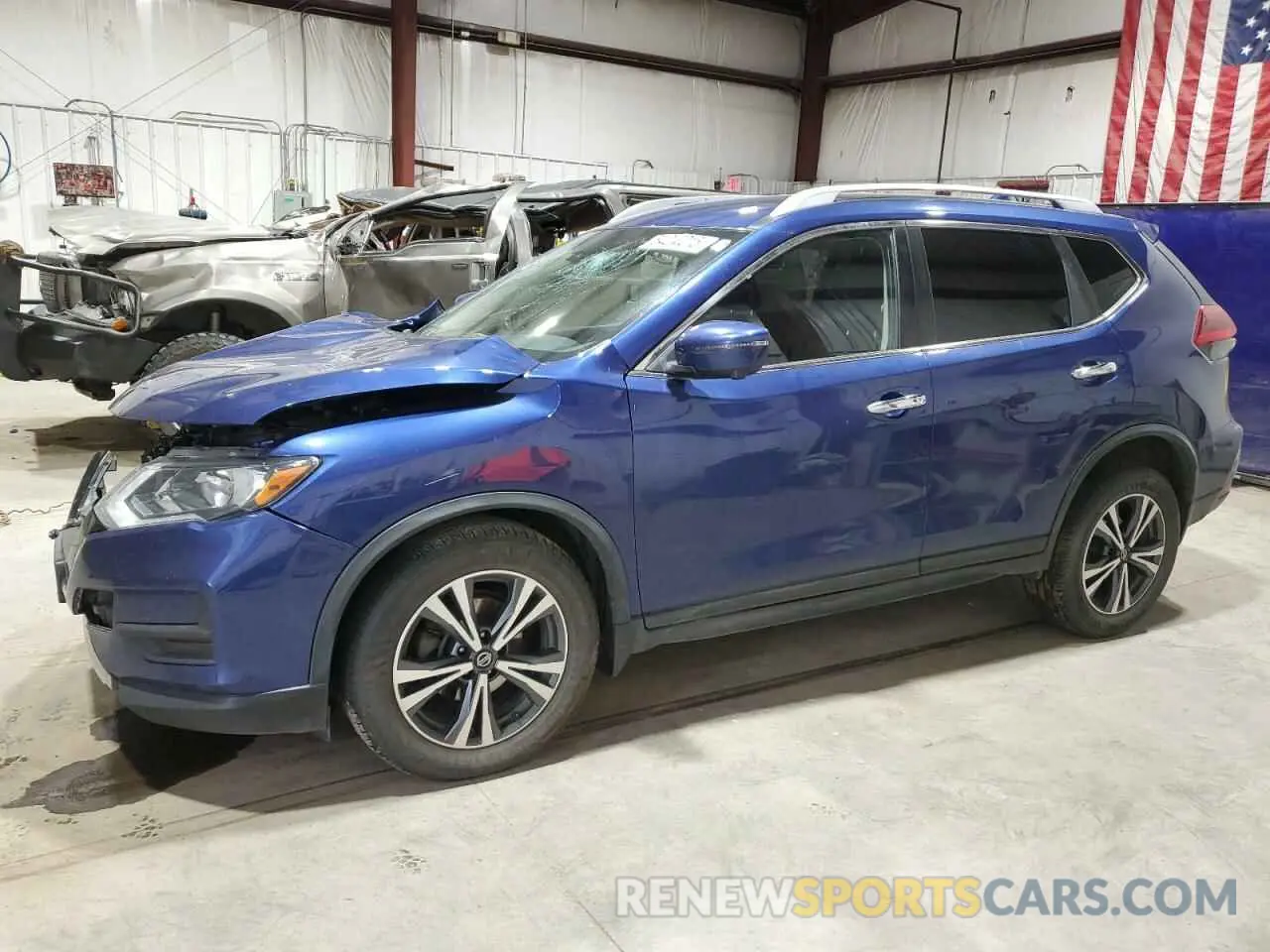 1 Photograph of a damaged car JN8AT2MV3KW387046 NISSAN ROGUE 2019