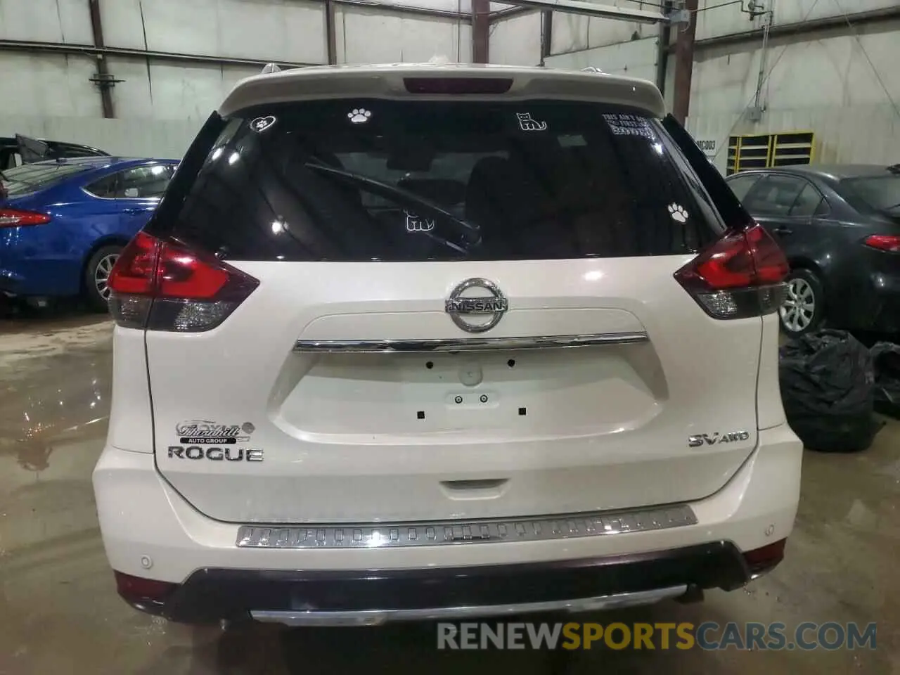 6 Photograph of a damaged car JN8AT2MV3KW388374 NISSAN ROGUE 2019
