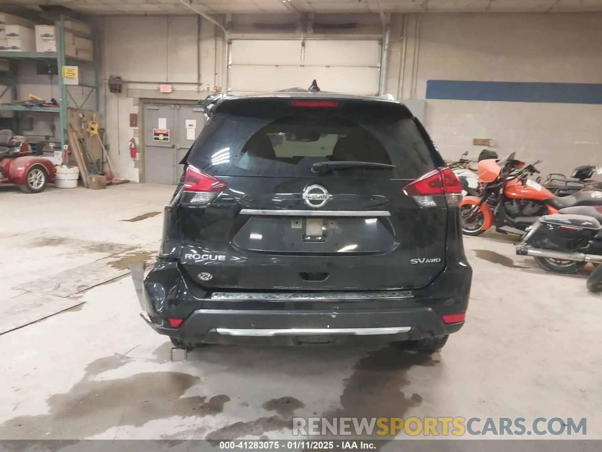 16 Photograph of a damaged car JN8AT2MV4KW379098 NISSAN ROGUE 2019