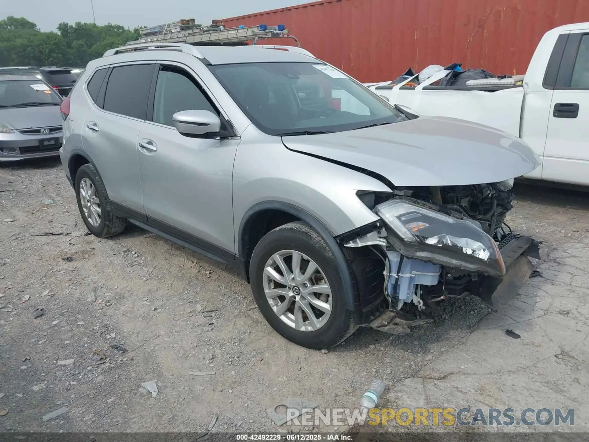 1 Photograph of a damaged car JN8AT2MV4KW399576 NISSAN ROGUE 2019