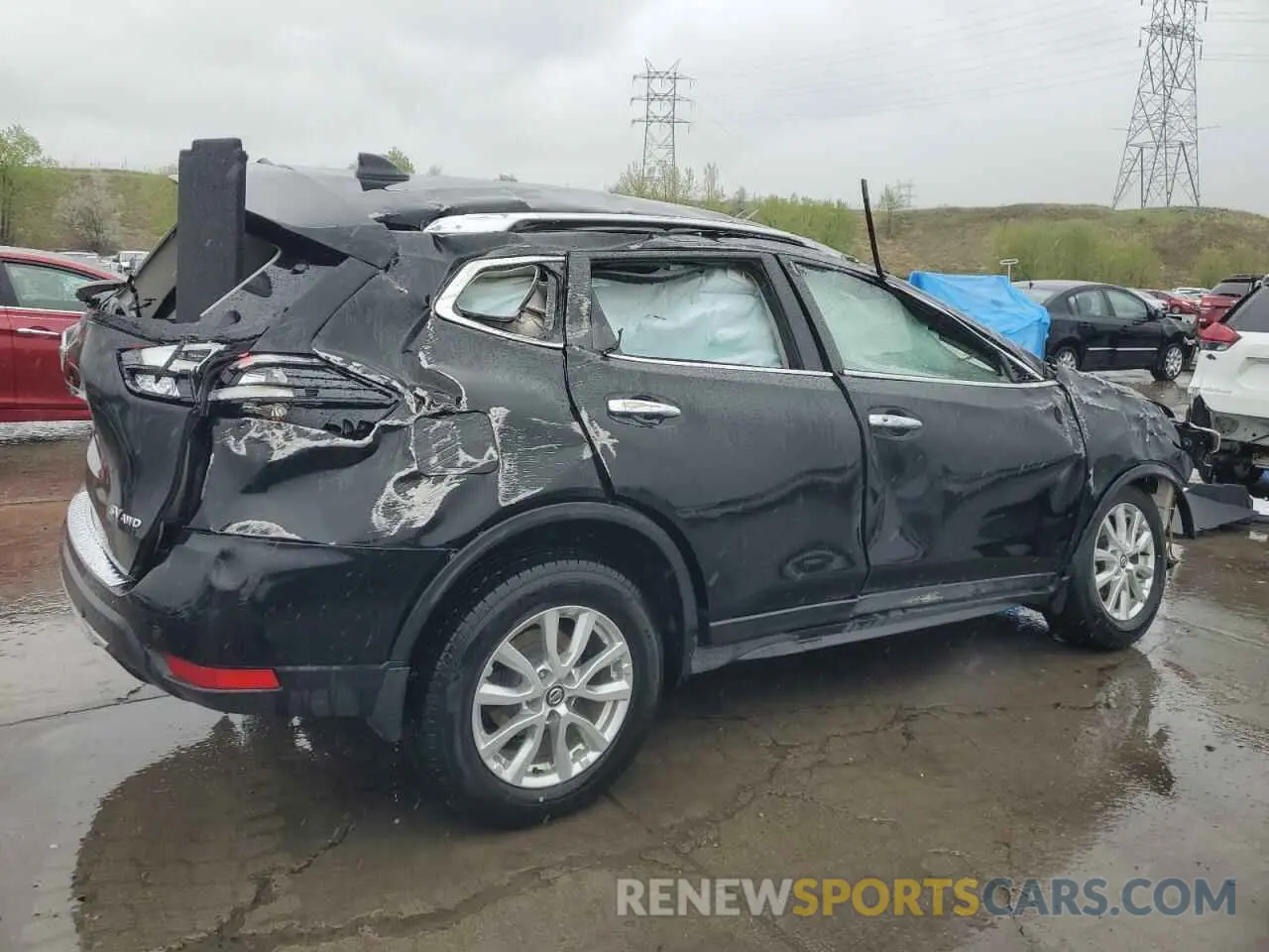 3 Photograph of a damaged car JN8AT2MV5KW377599 NISSAN ROGUE 2019