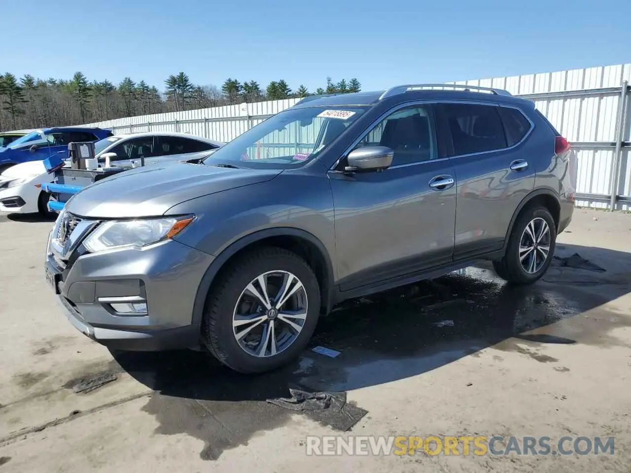 1 Photograph of a damaged car JN8AT2MV5KW379501 NISSAN ROGUE 2019