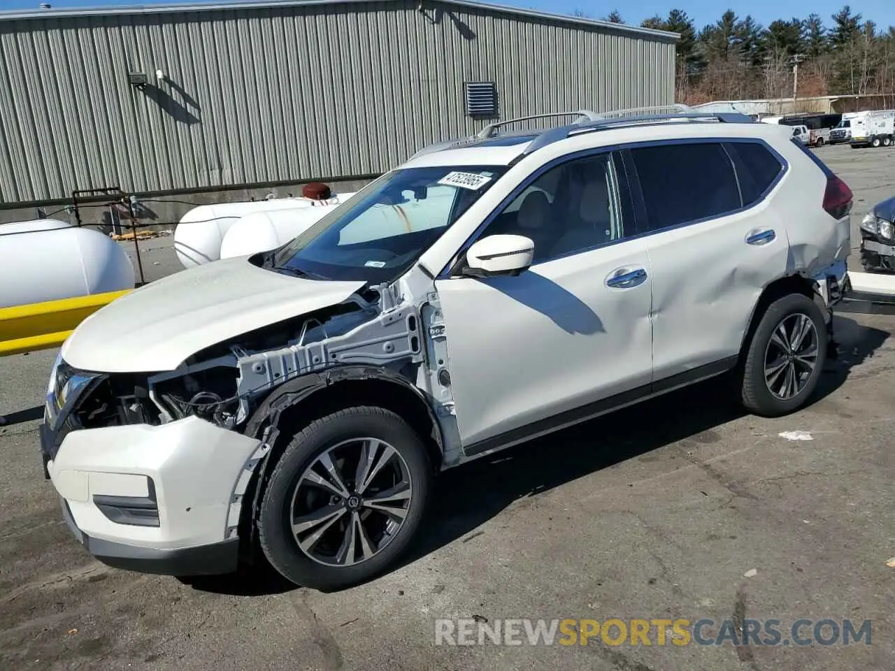 1 Photograph of a damaged car JN8AT2MV5KW395293 NISSAN ROGUE 2019