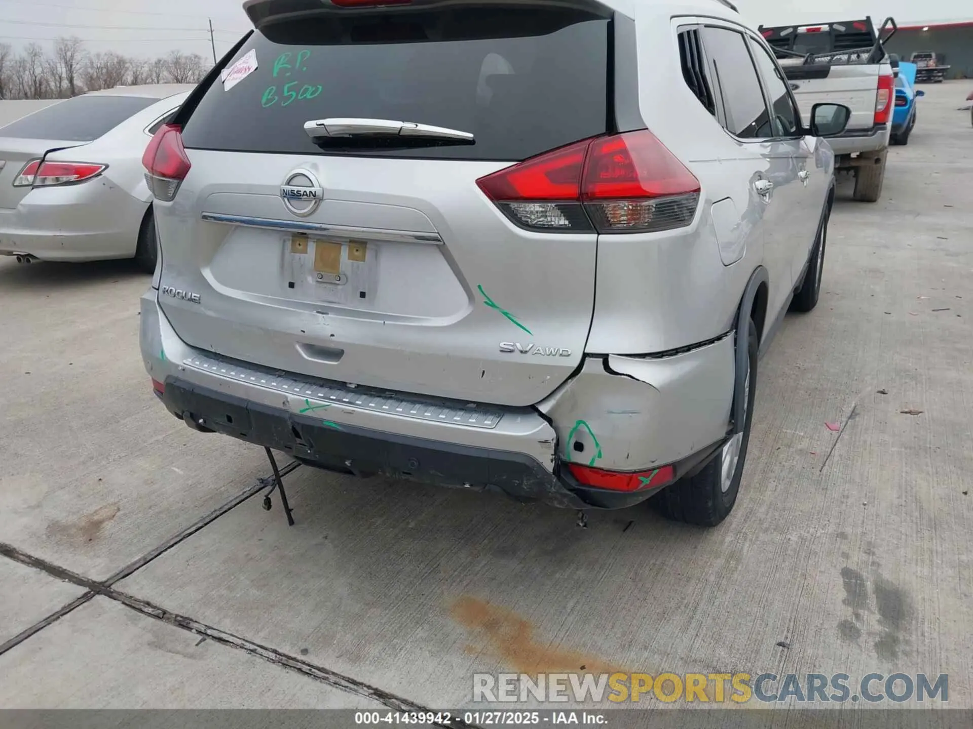 6 Photograph of a damaged car JN8AT2MV6KW382956 NISSAN ROGUE 2019