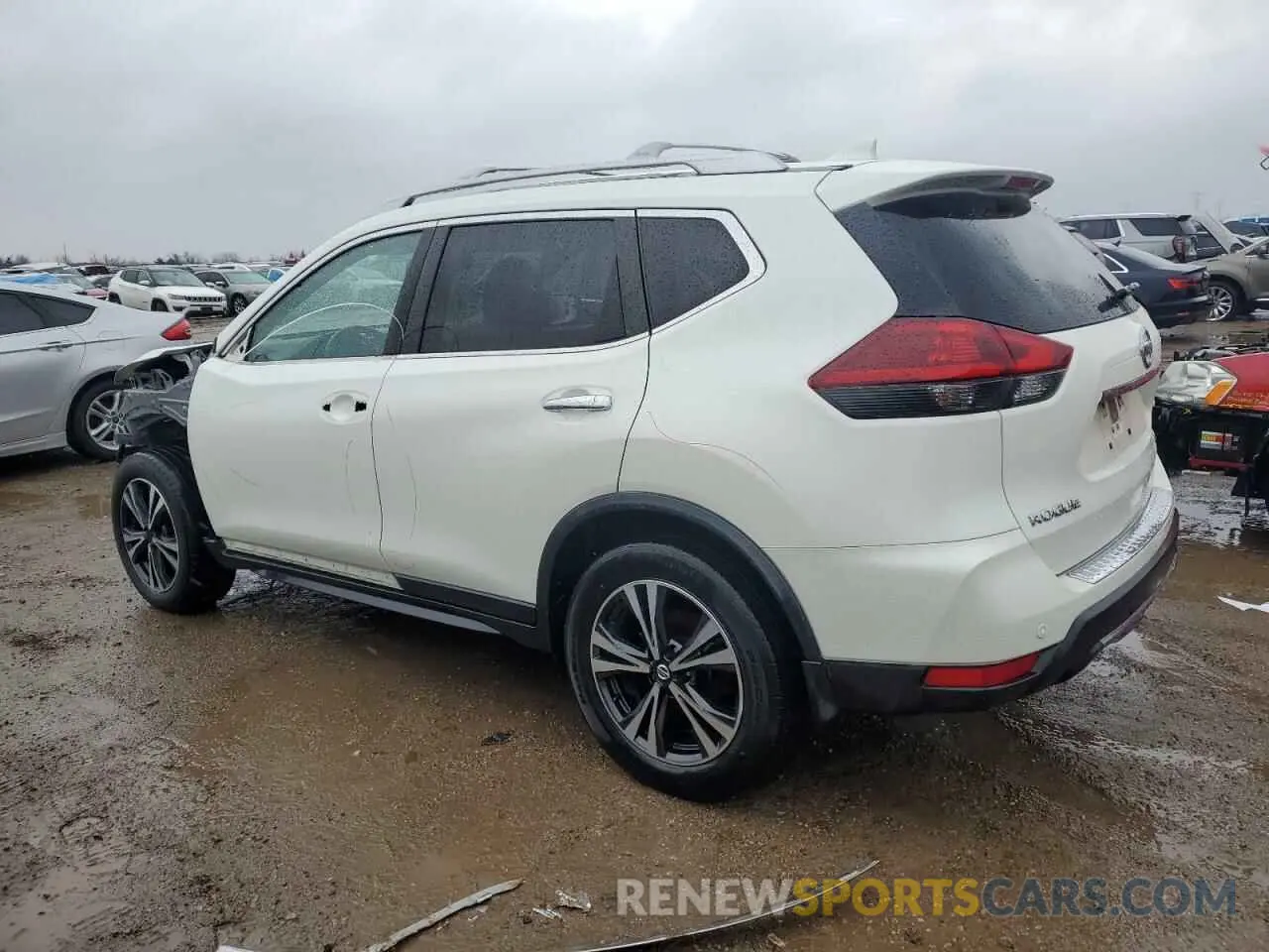 2 Photograph of a damaged car JN8AT2MV6KW402042 NISSAN ROGUE 2019