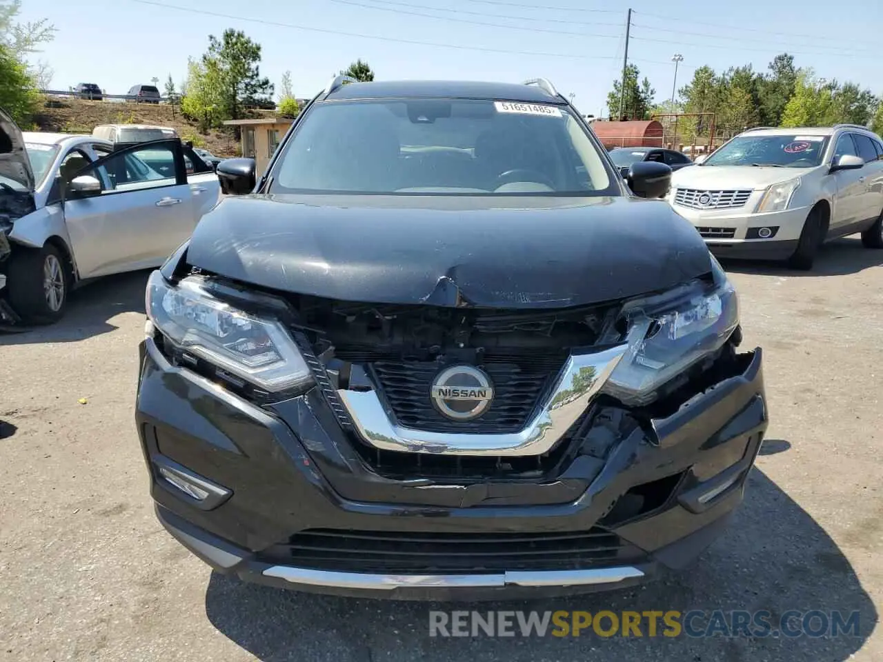 5 Photograph of a damaged car JN8AT2MV7KW372601 NISSAN ROGUE 2019