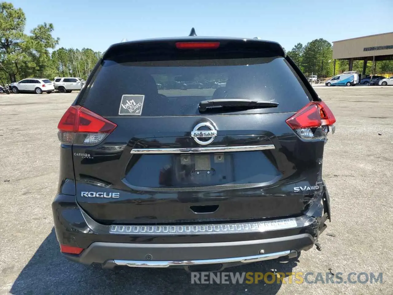6 Photograph of a damaged car JN8AT2MV7KW372601 NISSAN ROGUE 2019
