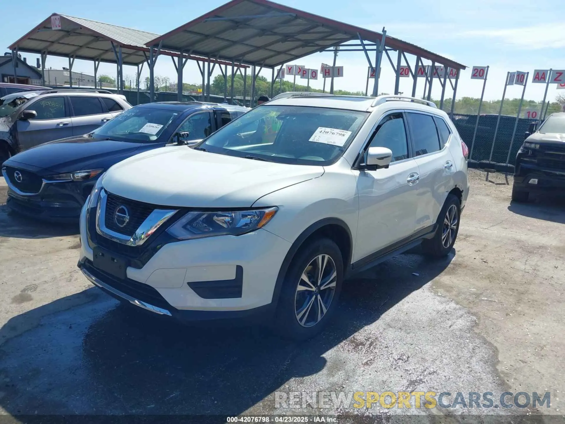 2 Photograph of a damaged car JN8AT2MV7KW385753 NISSAN ROGUE 2019