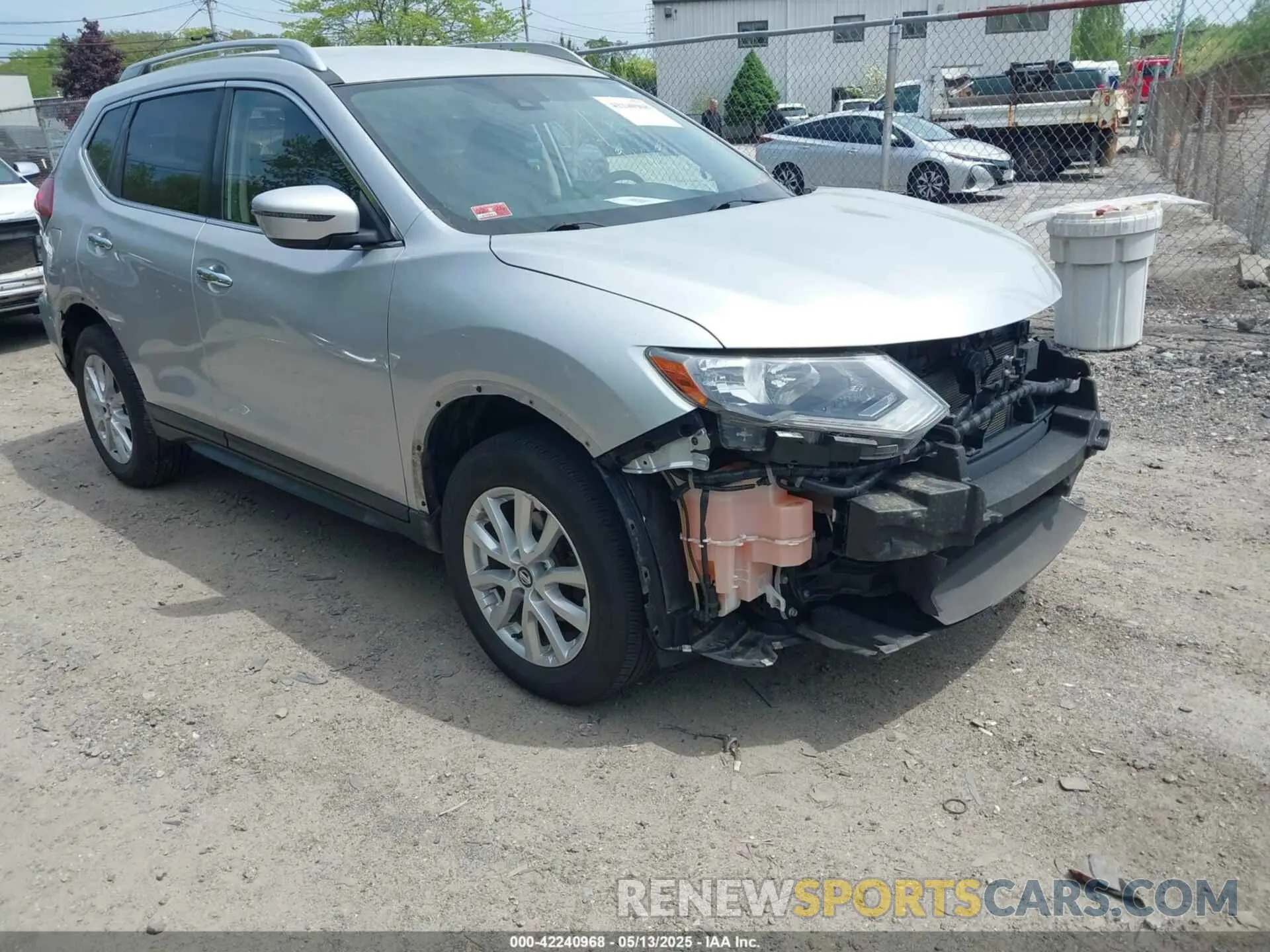 1 Photograph of a damaged car JN8AT2MV8KW373935 NISSAN ROGUE 2019