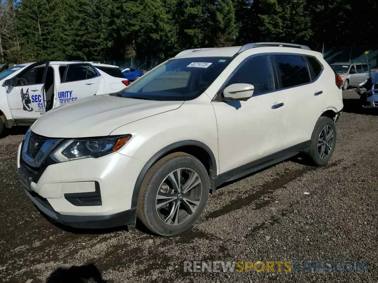 1 Photograph of a damaged car JN8AT2MV8KW381582 NISSAN ROGUE 2019