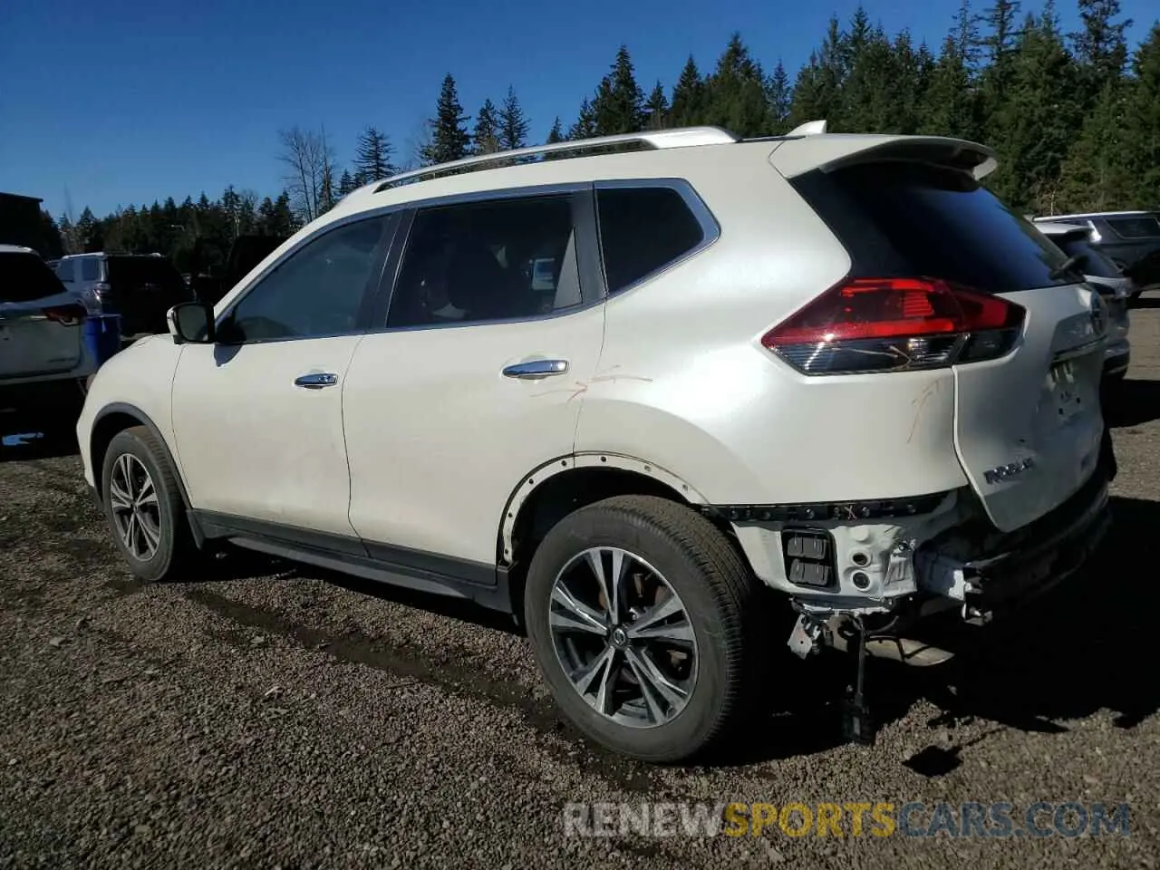 2 Photograph of a damaged car JN8AT2MV8KW381582 NISSAN ROGUE 2019