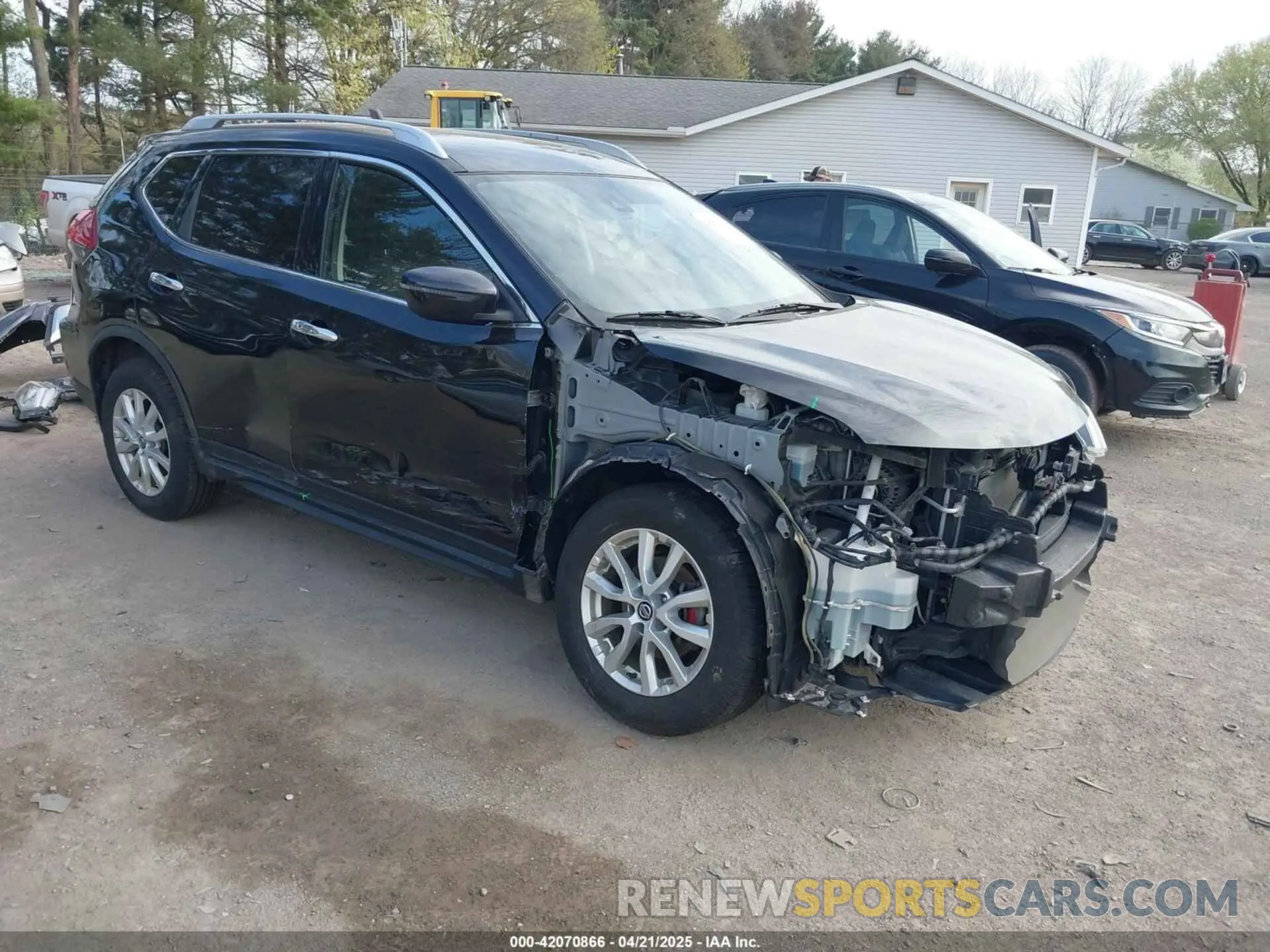 1 Photograph of a damaged car JN8AT2MV9KW386824 NISSAN ROGUE 2019