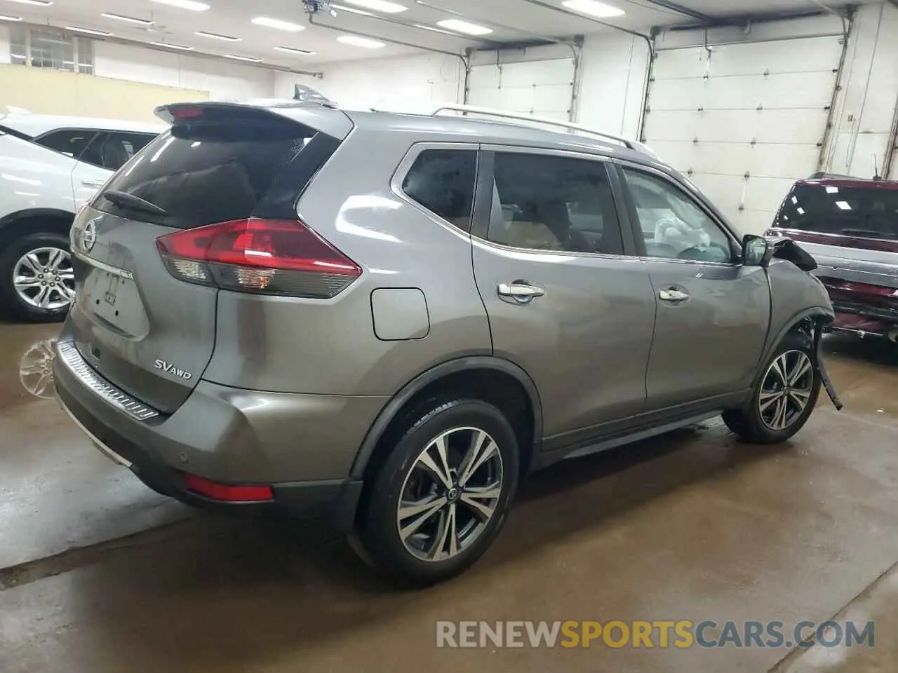 3 Photograph of a damaged car JN8AT2MV9KW393790 NISSAN ROGUE 2019