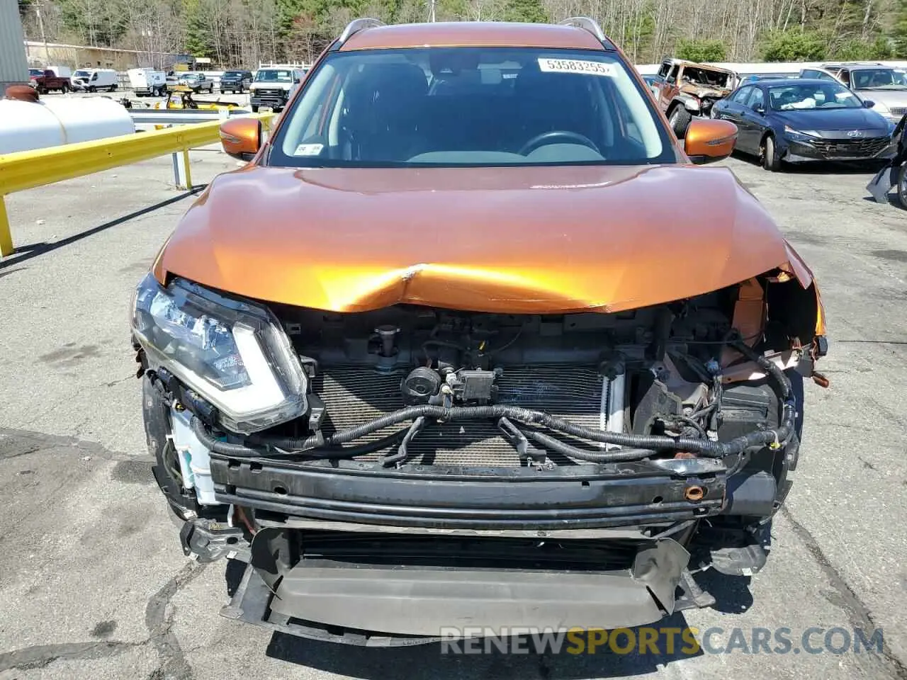 5 Фотография поврежденного автомобиля JN8AT2MVXKW376447 NISSAN ROGUE 2019
