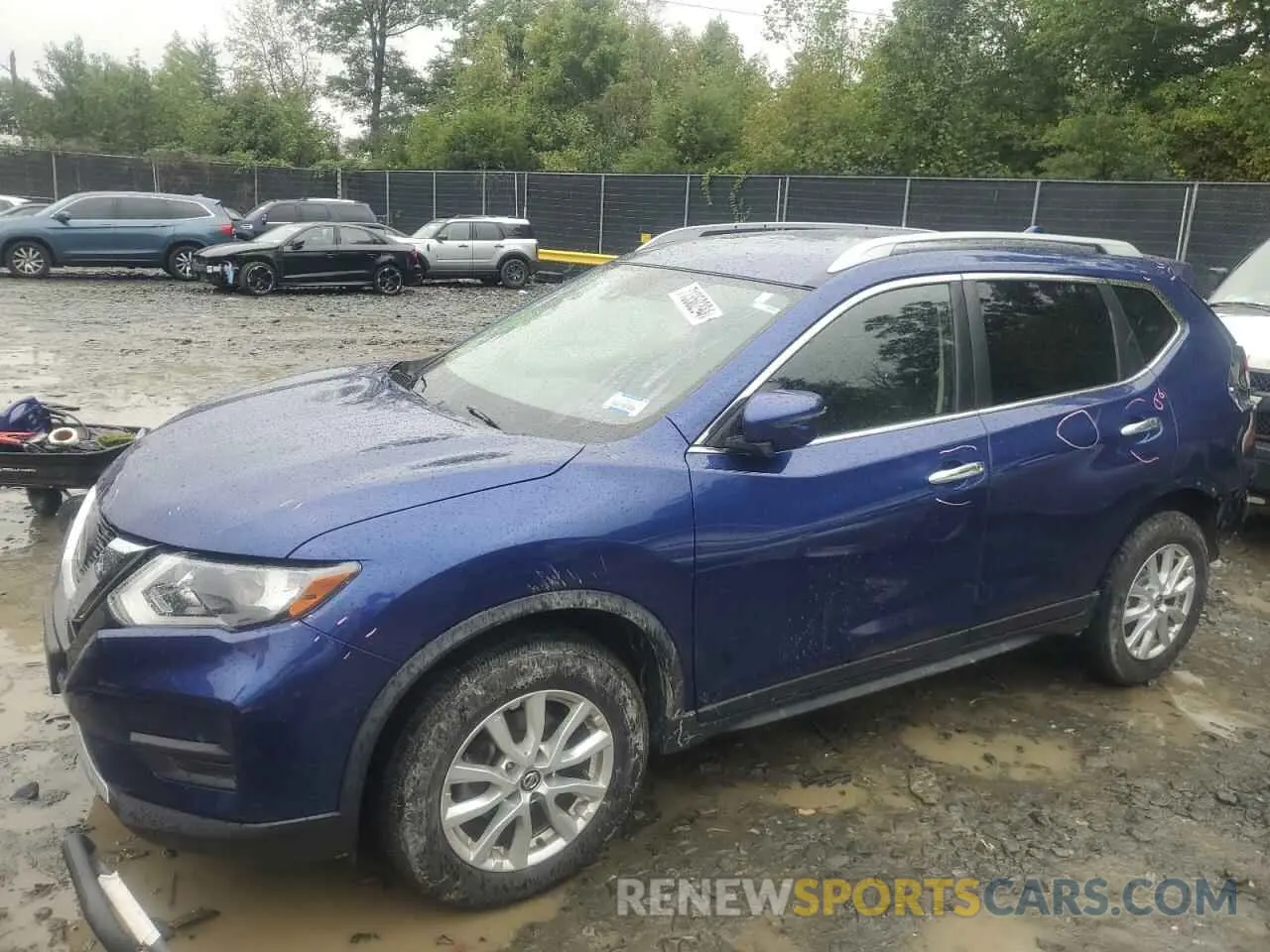 1 Photograph of a damaged car JN8AT2MVXKW389408 NISSAN ROGUE 2019
