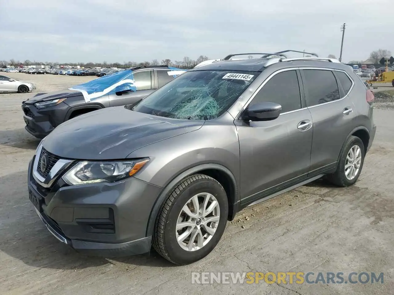 1 Photograph of a damaged car KNMAT2MT0KP514808 NISSAN ROGUE 2019