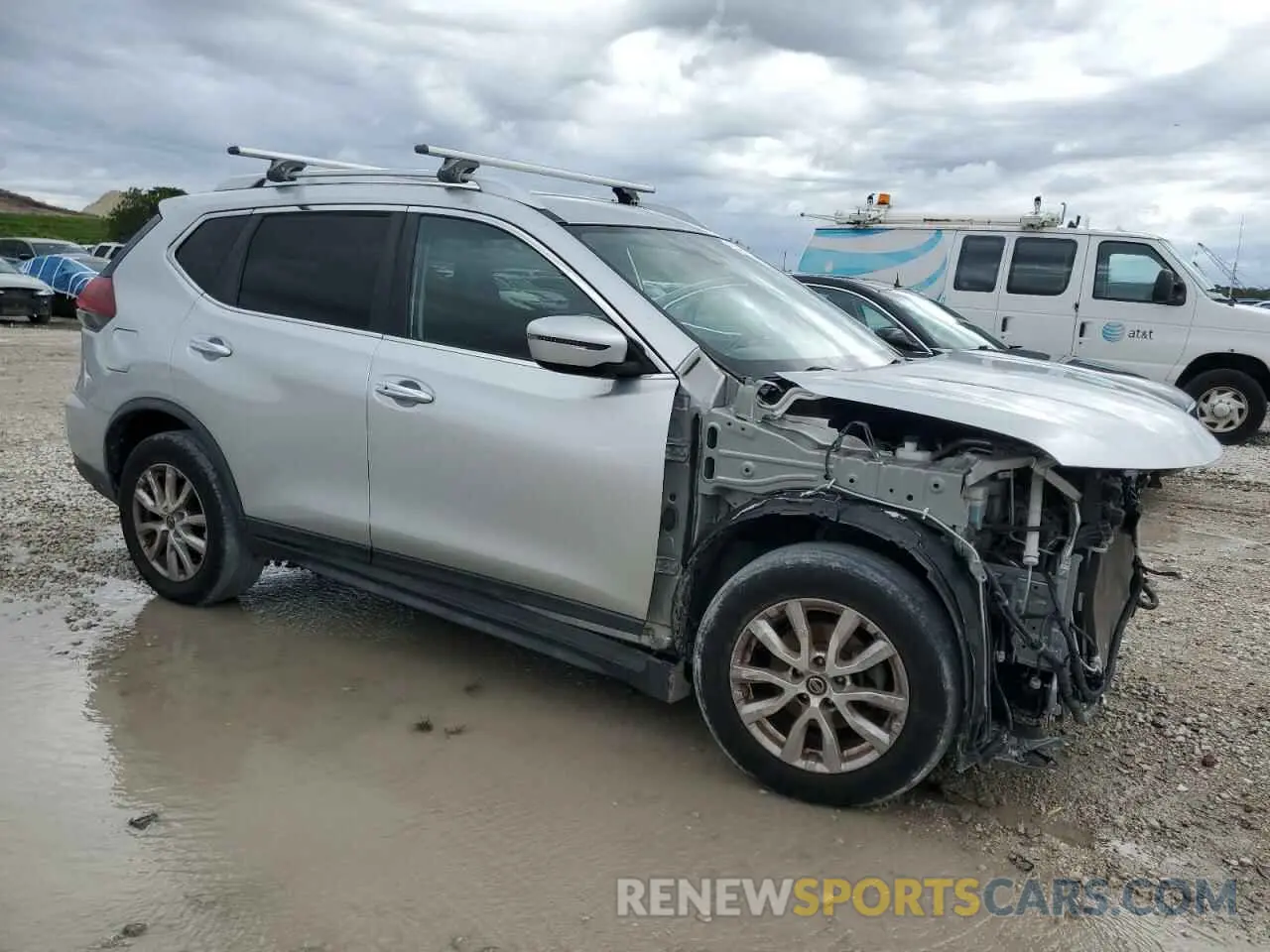 4 Фотография поврежденного автомобиля KNMAT2MT0KP516221 NISSAN ROGUE 2019