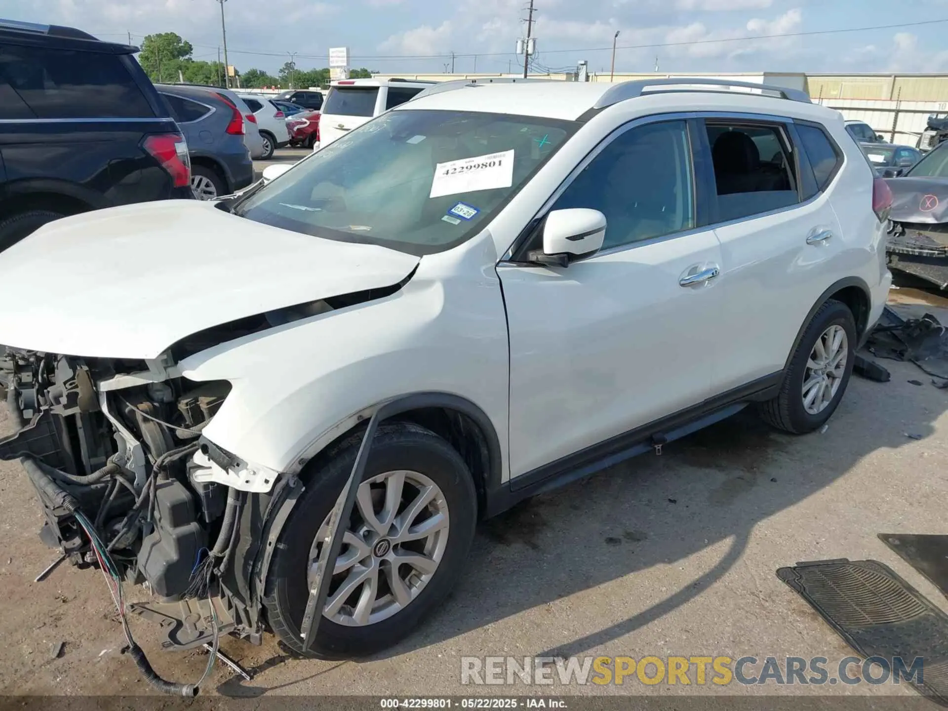 2 Photograph of a damaged car KNMAT2MT0KP541667 NISSAN ROGUE 2019