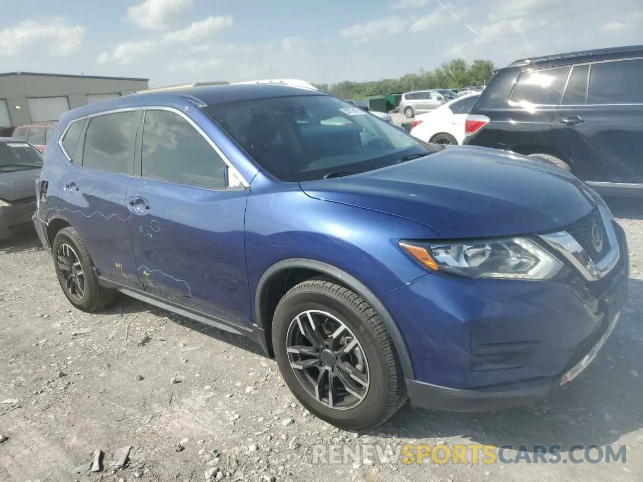 4 Photograph of a damaged car KNMAT2MT0KP558078 NISSAN ROGUE 2019