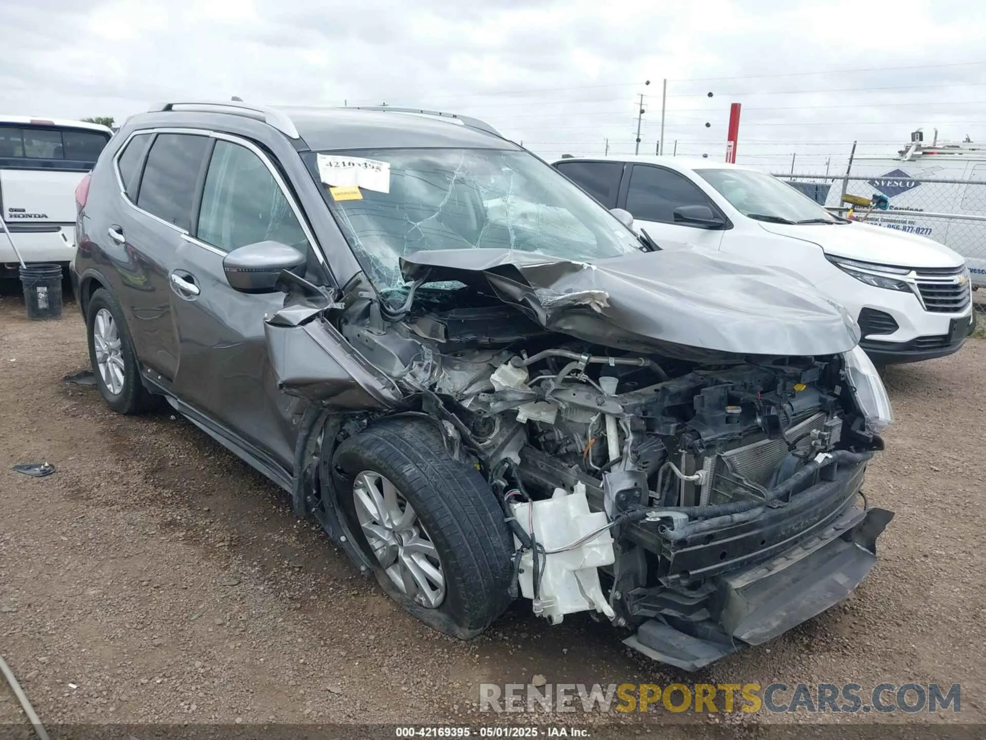 6 Photograph of a damaged car KNMAT2MT2KP558213 NISSAN ROGUE 2019