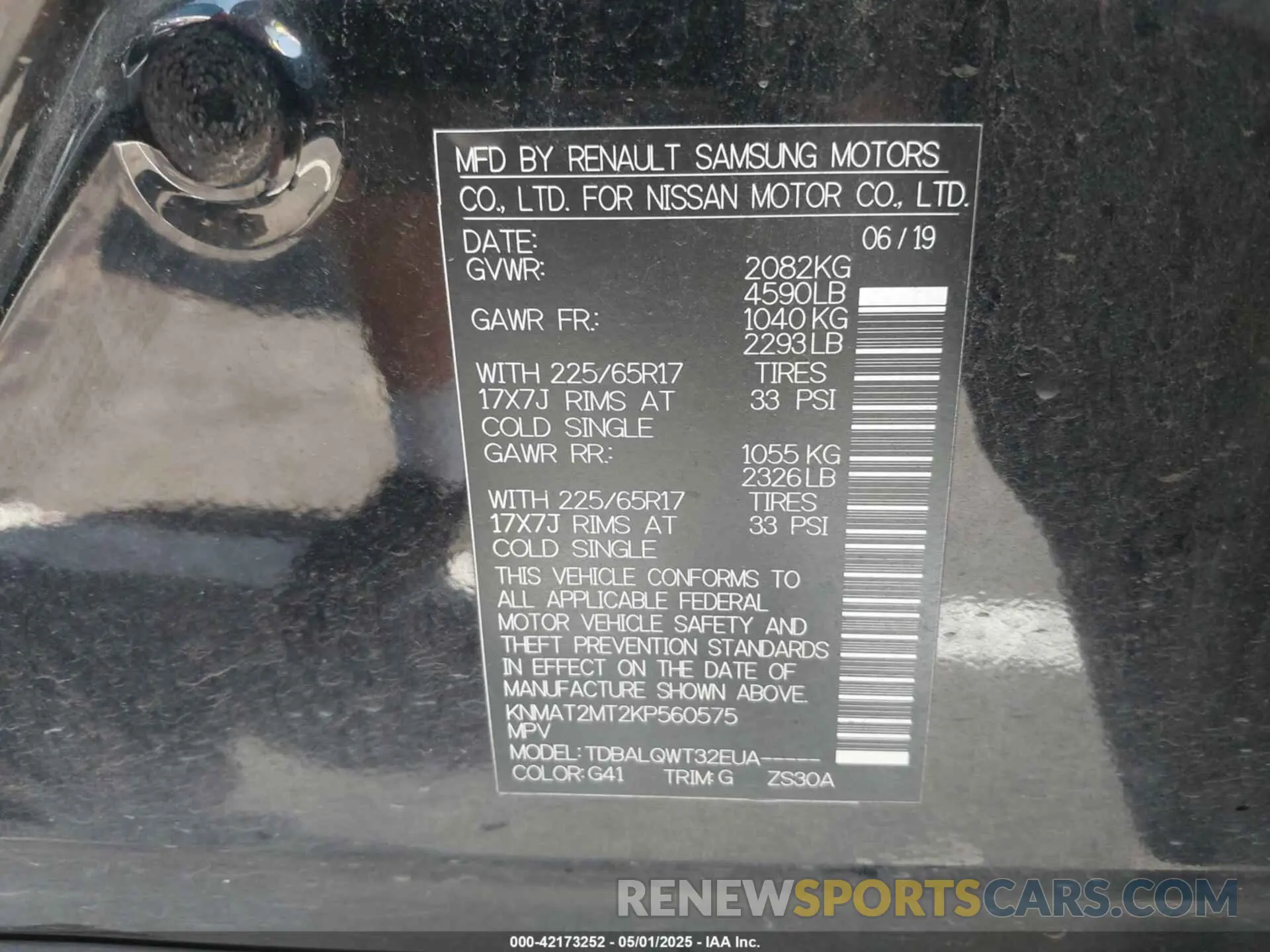 9 Фотография поврежденного автомобиля KNMAT2MT2KP560575 NISSAN ROGUE 2019