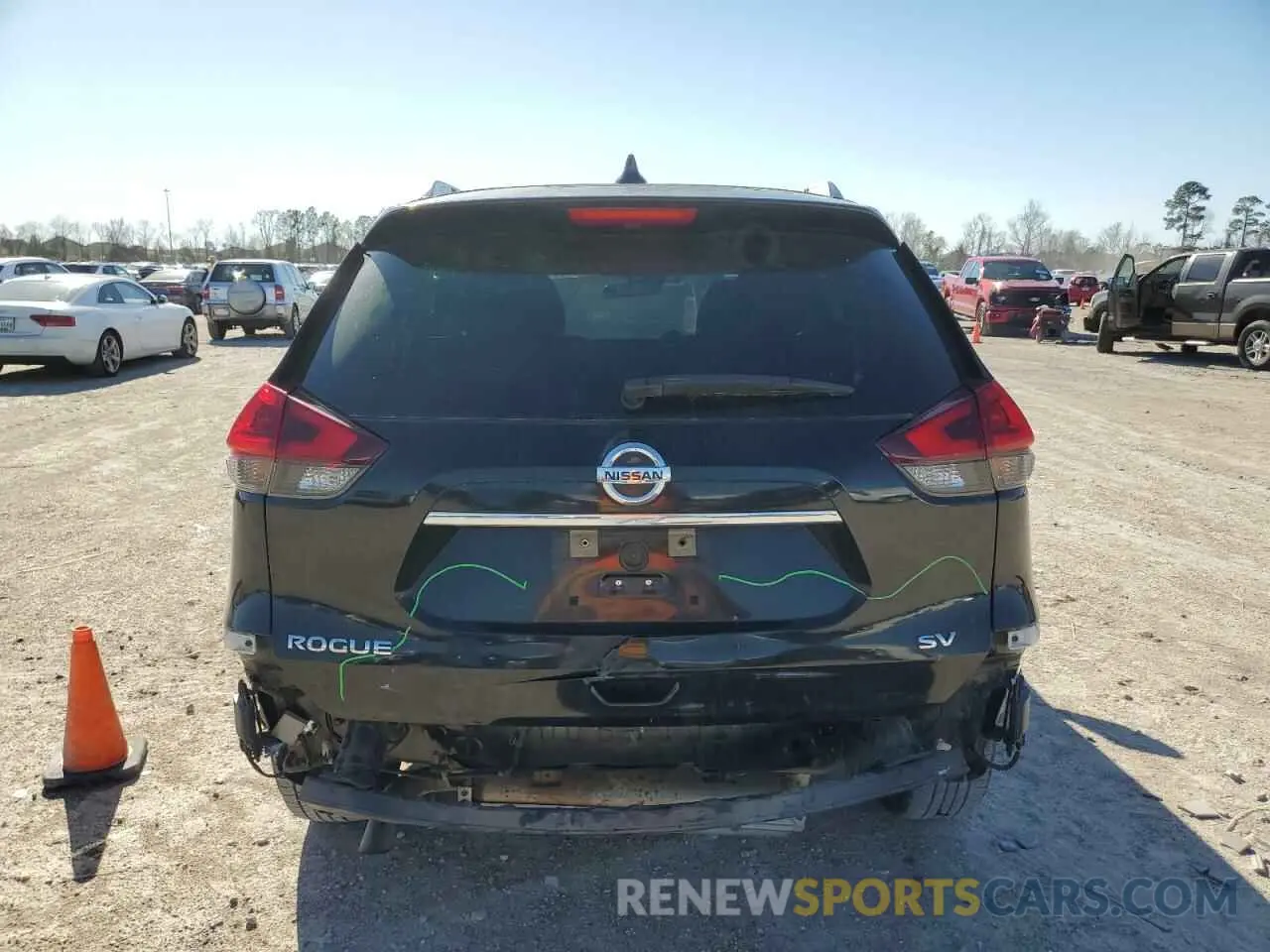 6 Фотография поврежденного автомобиля KNMAT2MT3KP525012 NISSAN ROGUE 2019