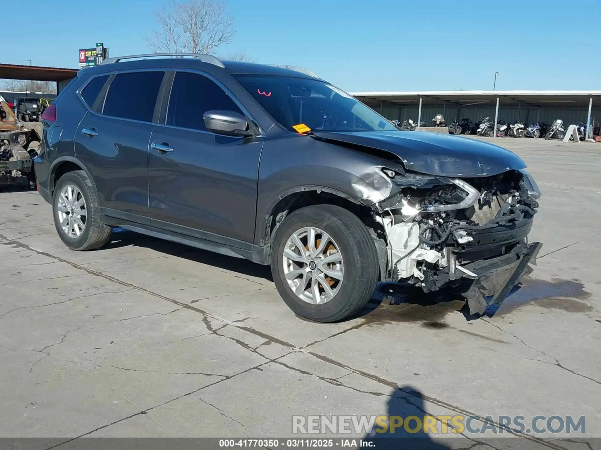 1 Фотография поврежденного автомобиля KNMAT2MT3KP525060 NISSAN ROGUE 2019