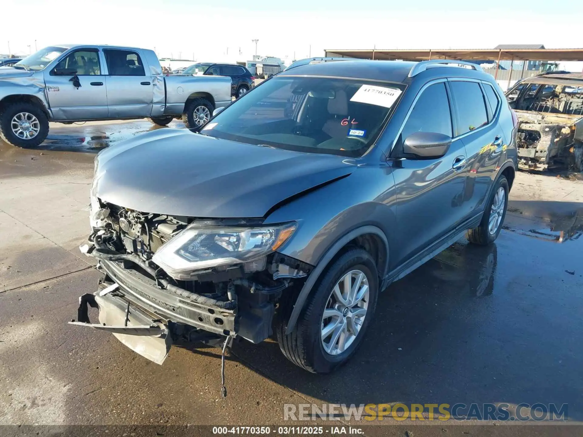 2 Фотография поврежденного автомобиля KNMAT2MT3KP525060 NISSAN ROGUE 2019