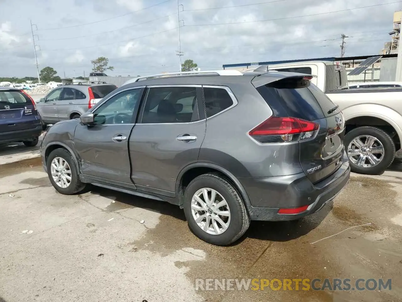 2 Photograph of a damaged car KNMAT2MT3KP527472 NISSAN ROGUE 2019