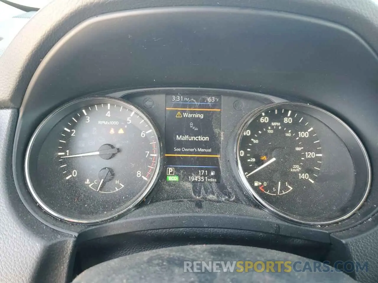 9 Фотография поврежденного автомобиля KNMAT2MT4KP517565 NISSAN ROGUE 2019
