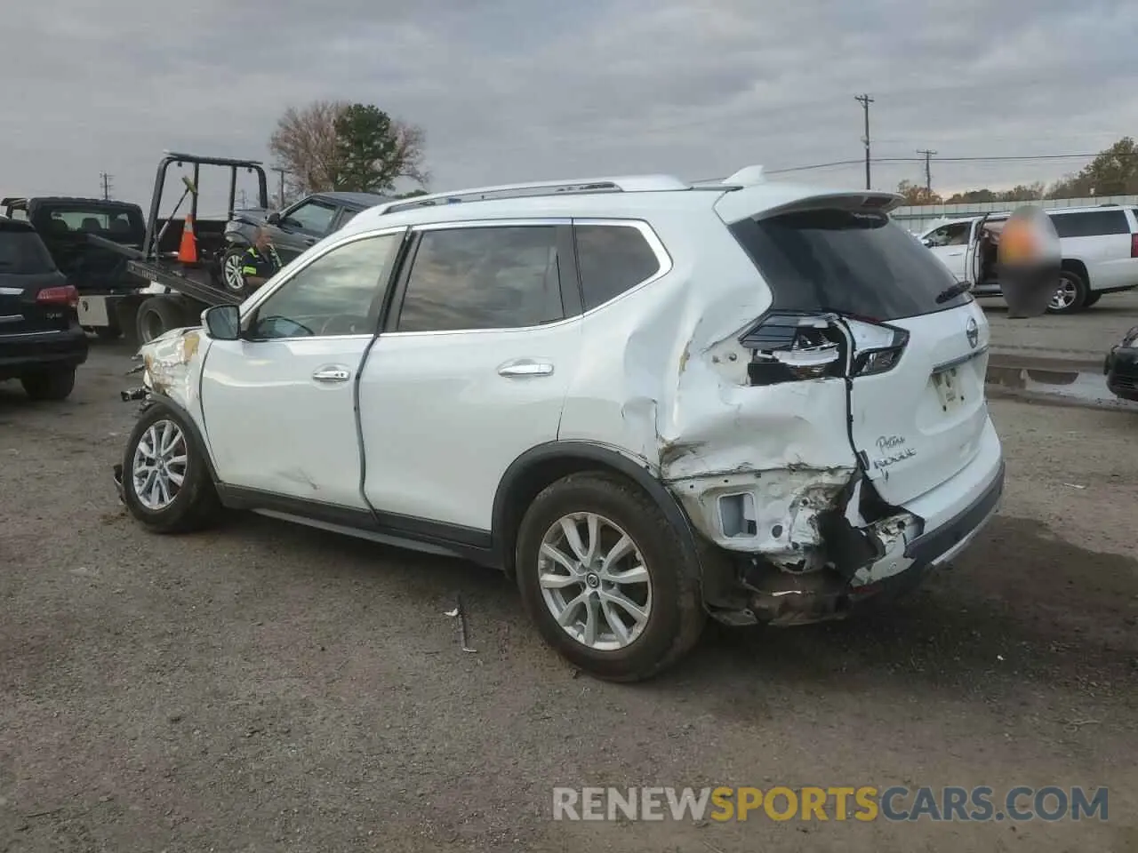2 Photograph of a damaged car KNMAT2MT4KP540764 NISSAN ROGUE 2019