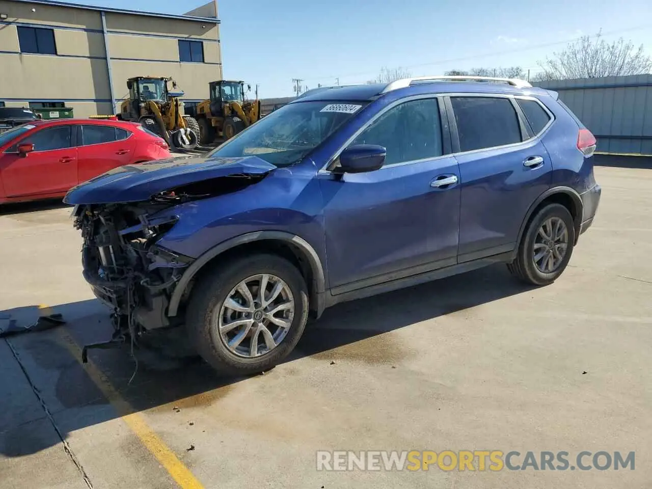 1 Photograph of a damaged car KNMAT2MT4KP556480 NISSAN ROGUE 2019