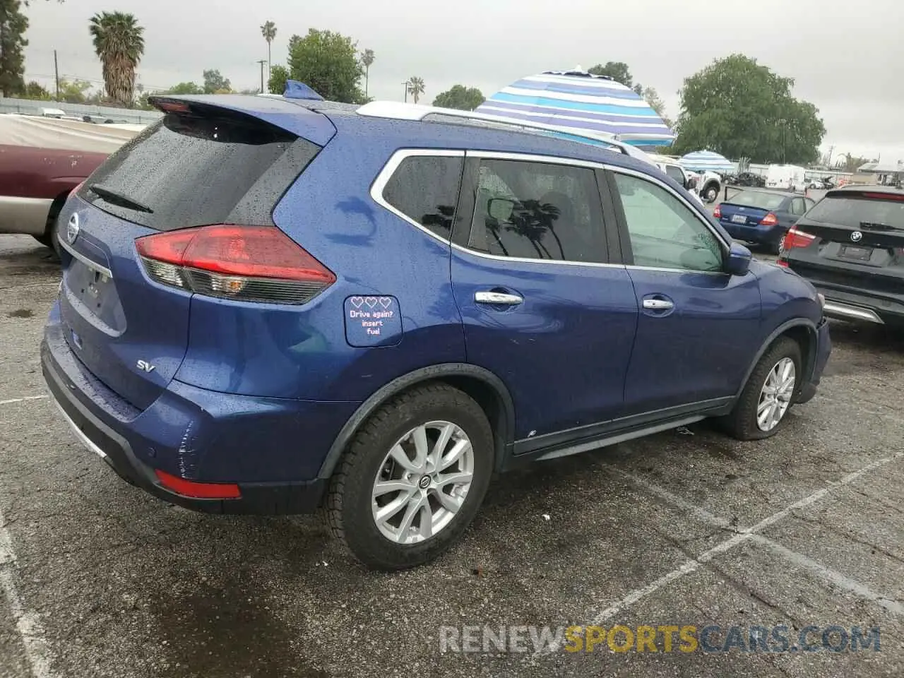 3 Photograph of a damaged car KNMAT2MT5KP517252 NISSAN ROGUE 2019