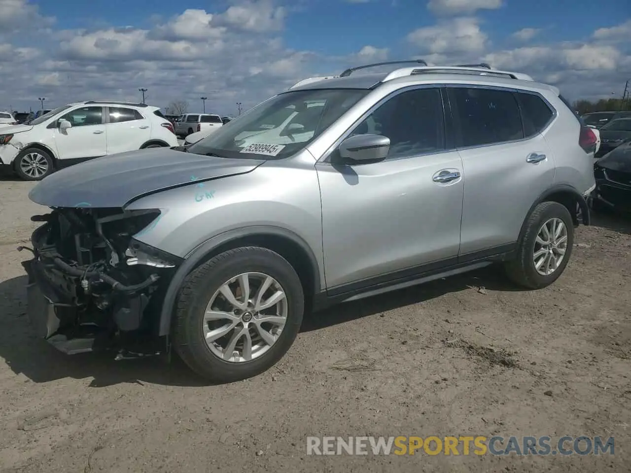 1 Photograph of a damaged car KNMAT2MT7KP508097 NISSAN ROGUE 2019