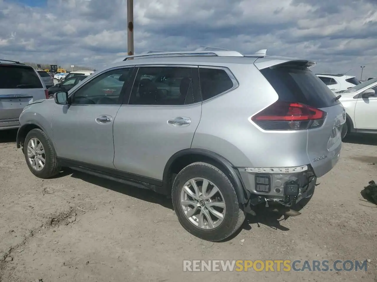 2 Photograph of a damaged car KNMAT2MT7KP508097 NISSAN ROGUE 2019