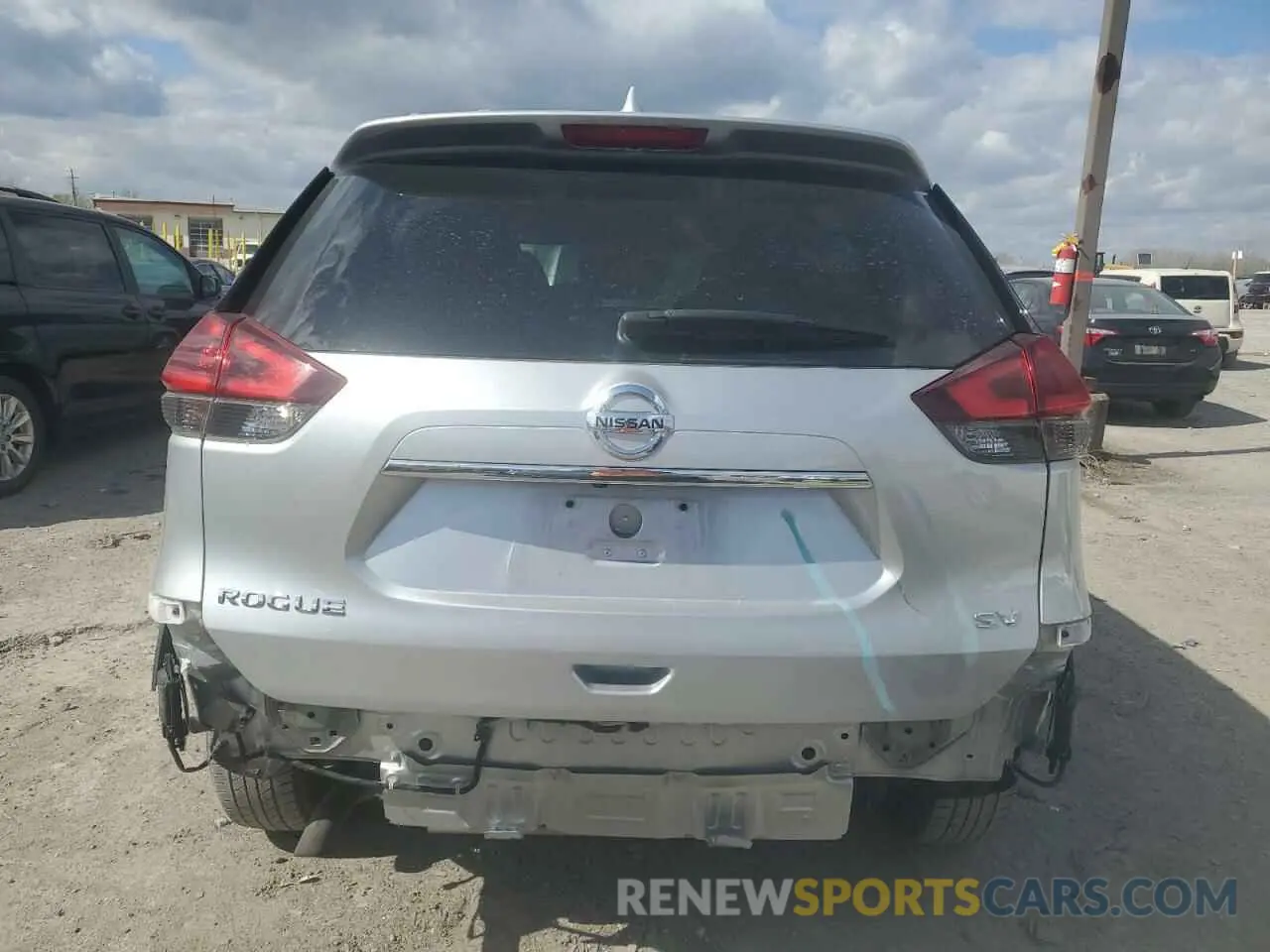 6 Photograph of a damaged car KNMAT2MT7KP508097 NISSAN ROGUE 2019