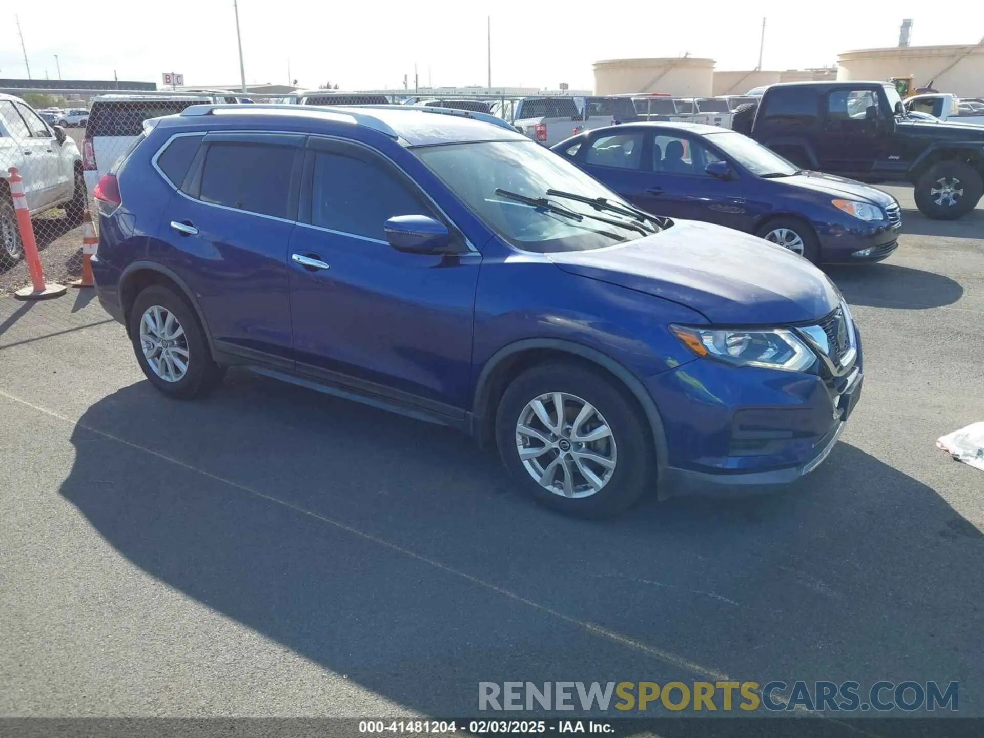 1 Photograph of a damaged car KNMAT2MT7KP522209 NISSAN ROGUE 2019