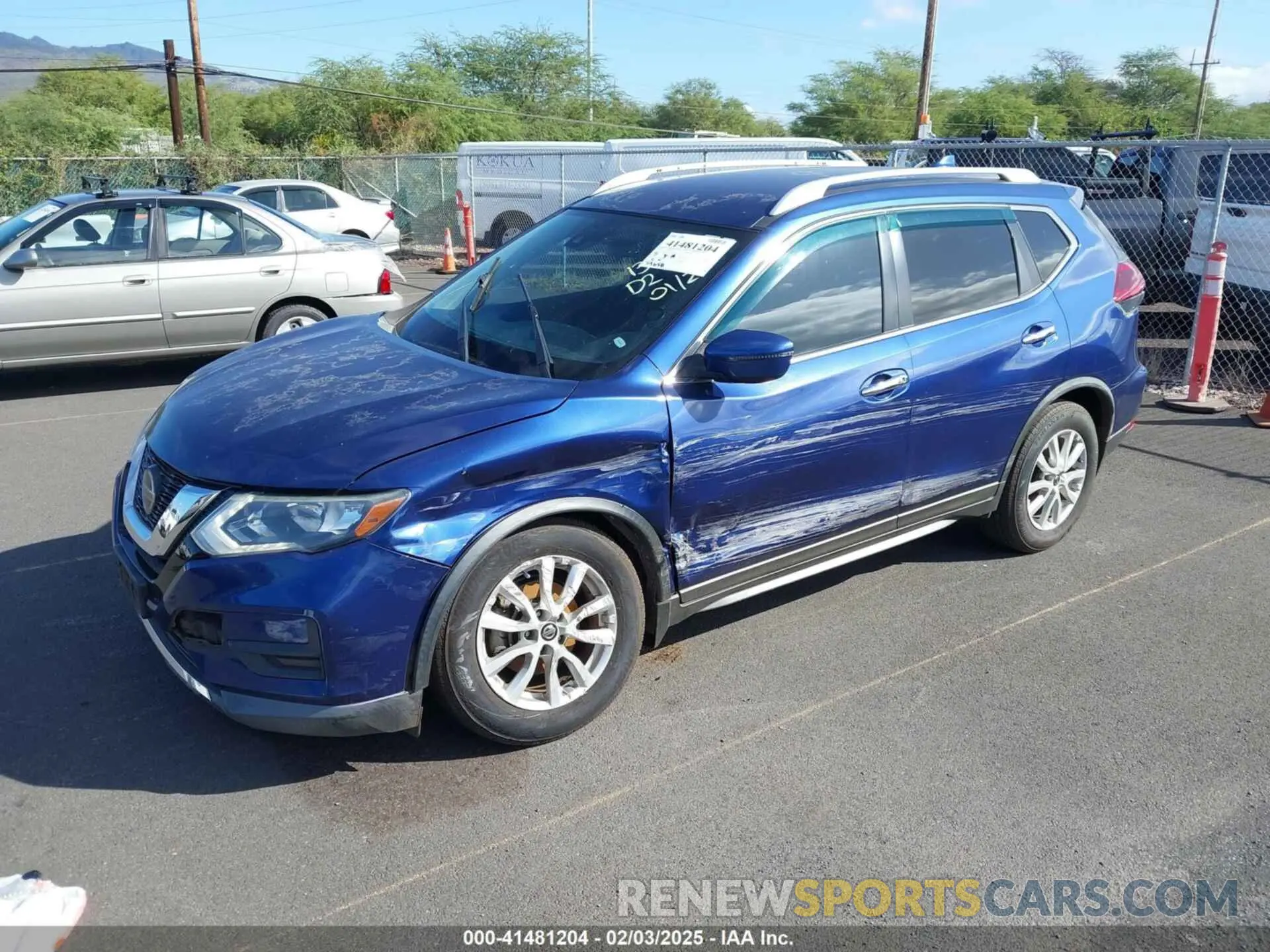2 Photograph of a damaged car KNMAT2MT7KP522209 NISSAN ROGUE 2019