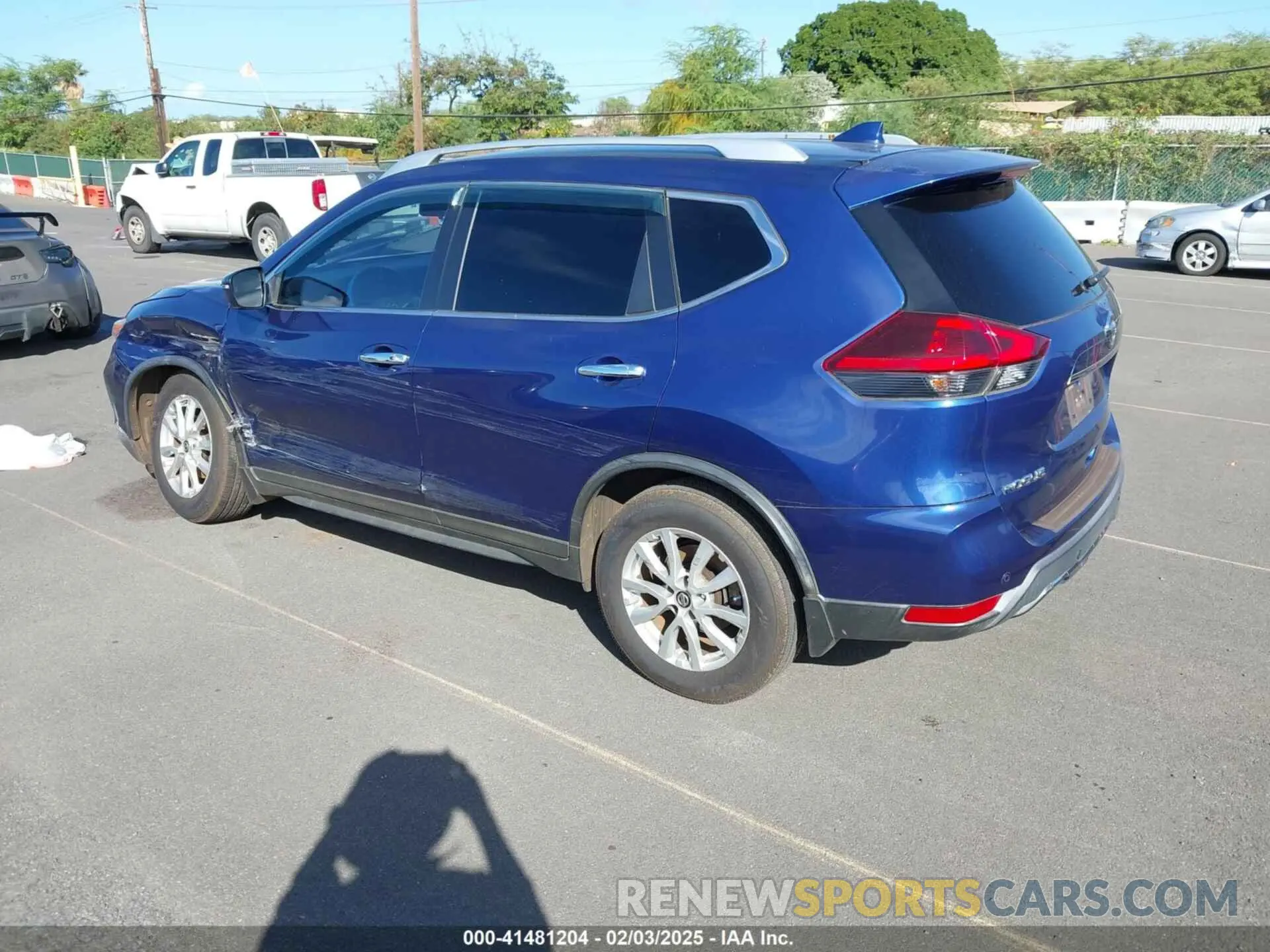 3 Photograph of a damaged car KNMAT2MT7KP522209 NISSAN ROGUE 2019
