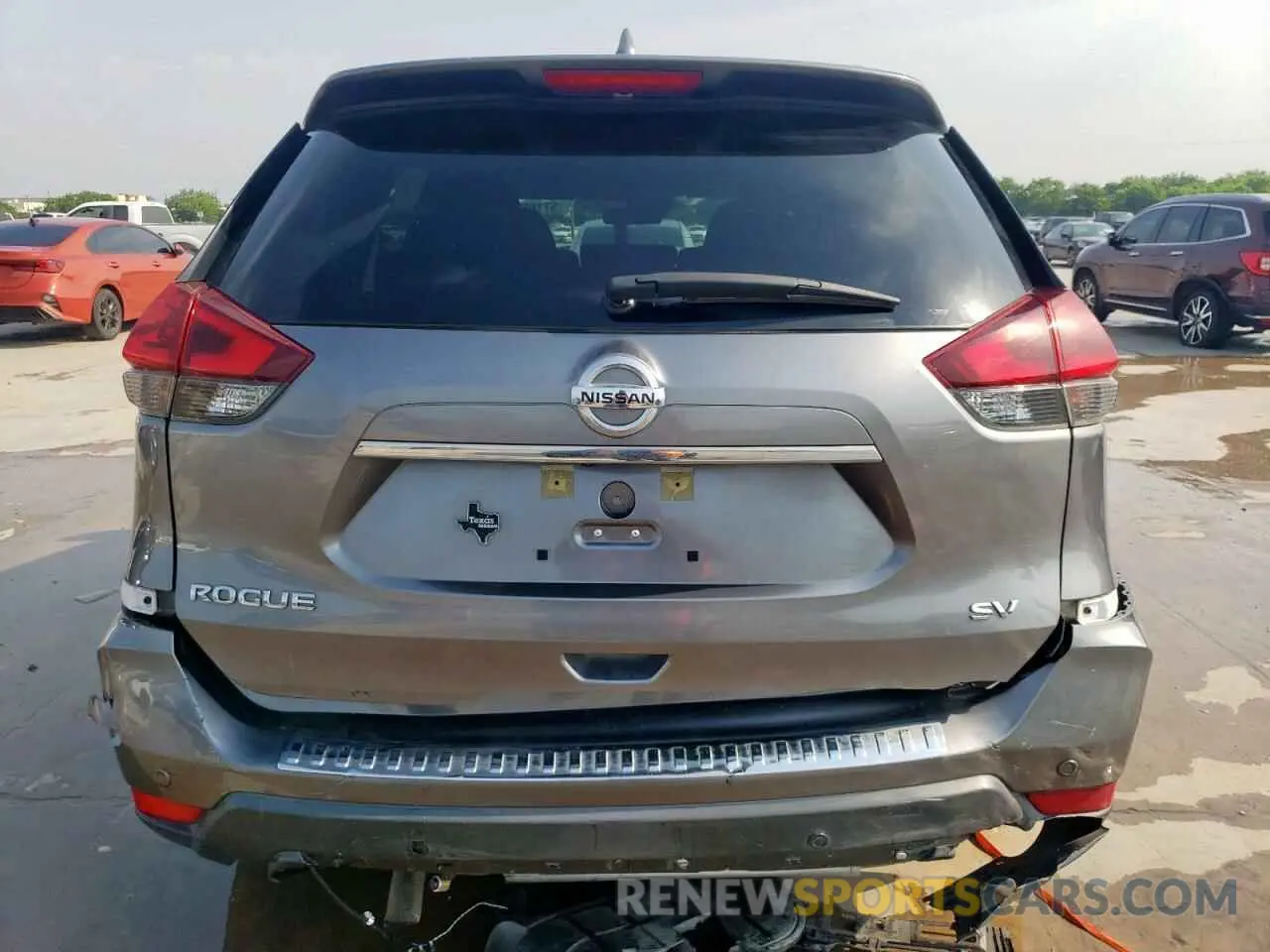 6 Photograph of a damaged car KNMAT2MT7KP546056 NISSAN ROGUE 2019