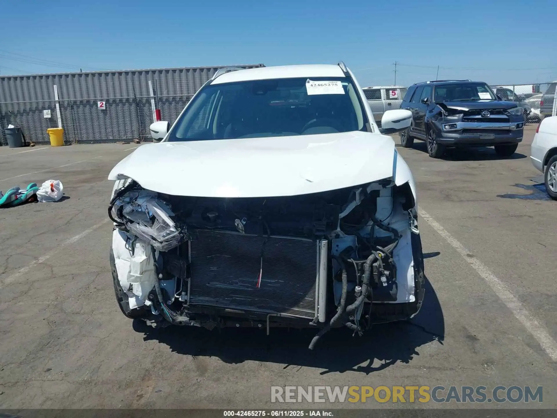 6 Photograph of a damaged car KNMAT2MT7KP557140 NISSAN ROGUE 2019