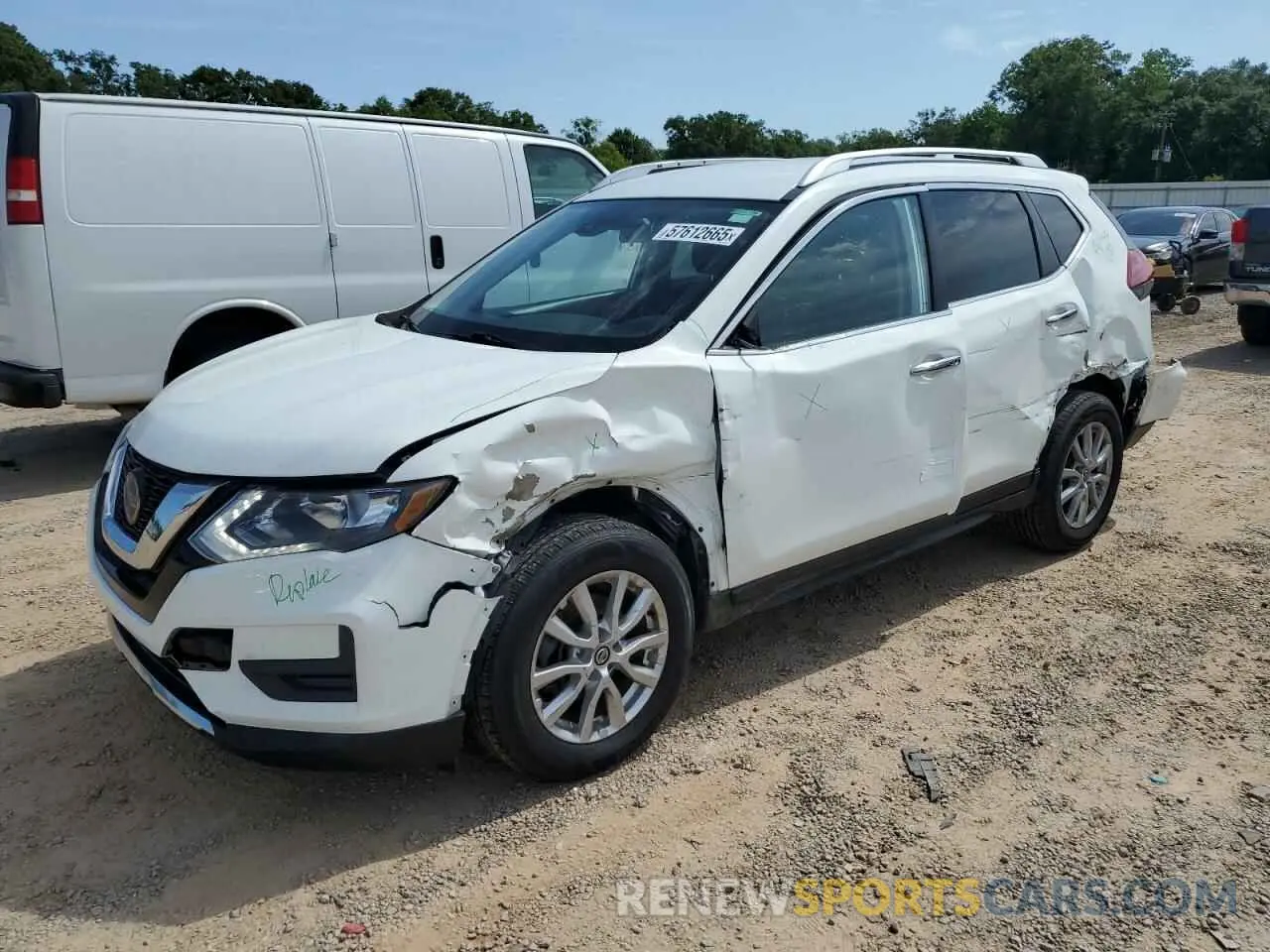 1 Photograph of a damaged car KNMAT2MT8KP530903 NISSAN ROGUE 2019