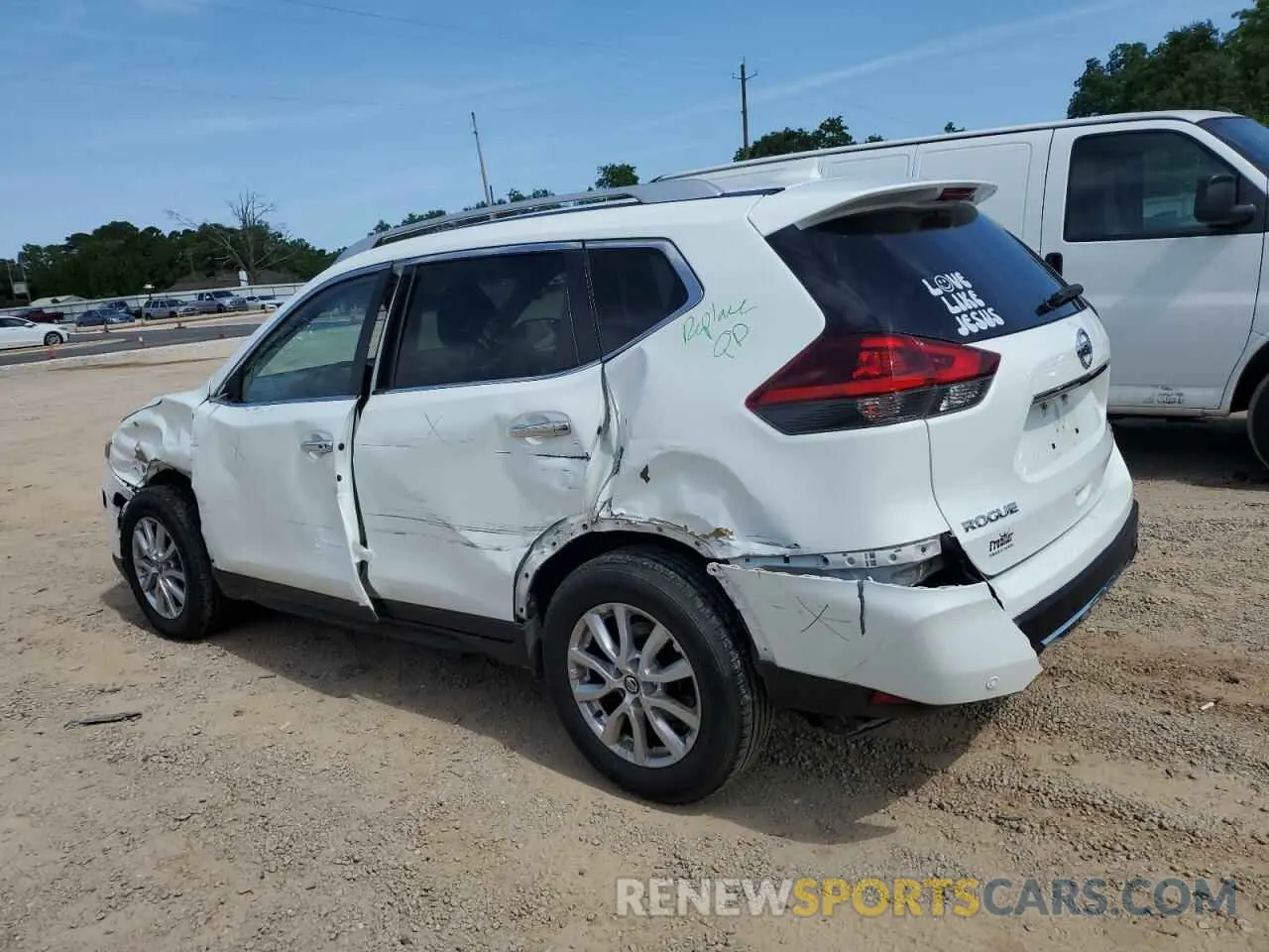 2 Photograph of a damaged car KNMAT2MT8KP530903 NISSAN ROGUE 2019