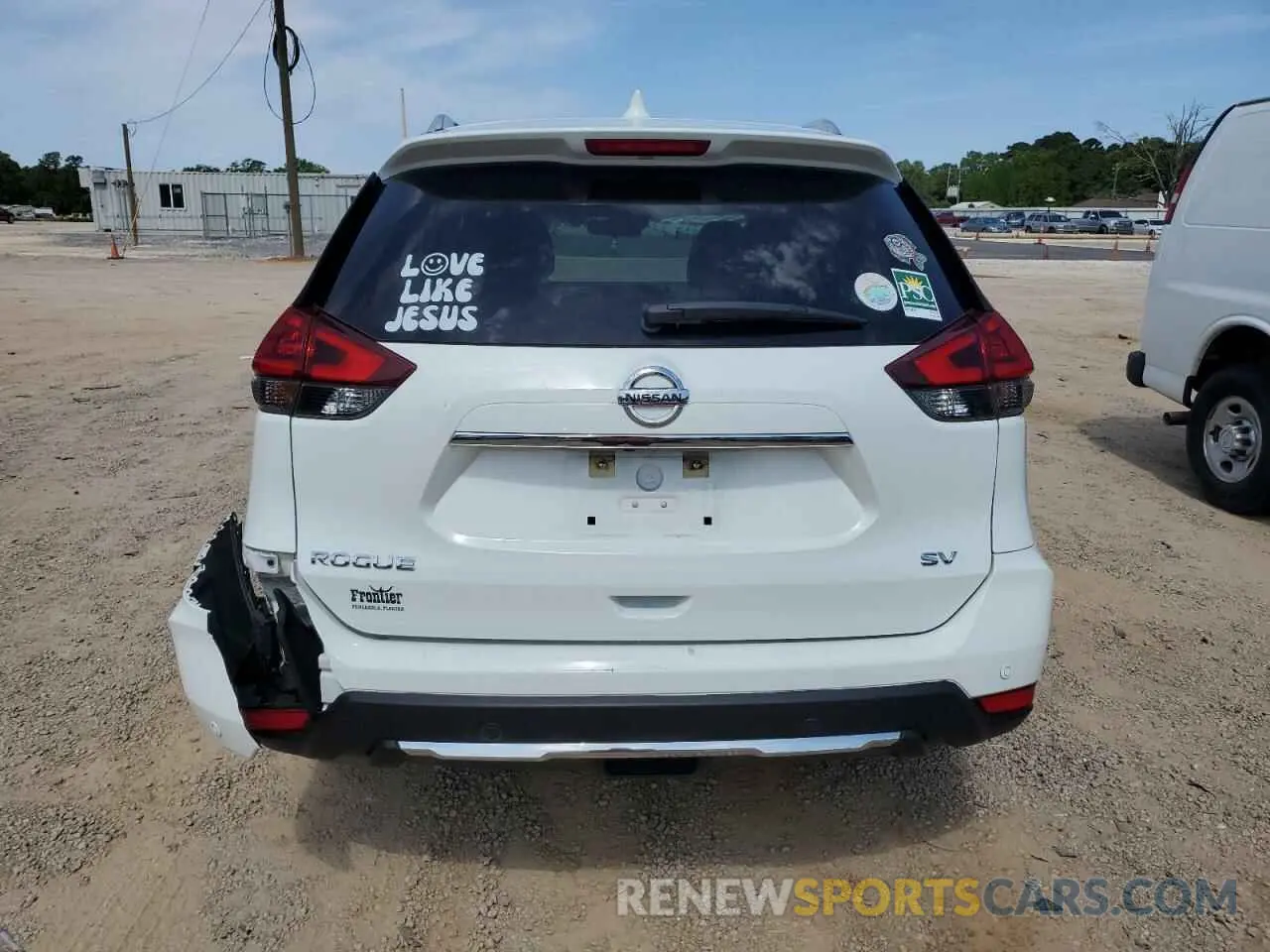 6 Photograph of a damaged car KNMAT2MT8KP530903 NISSAN ROGUE 2019