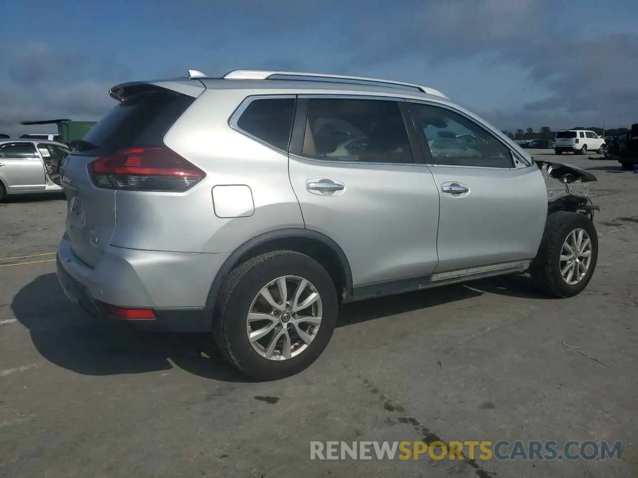 3 Photograph of a damaged car KNMAT2MT8KP532022 NISSAN ROGUE 2019