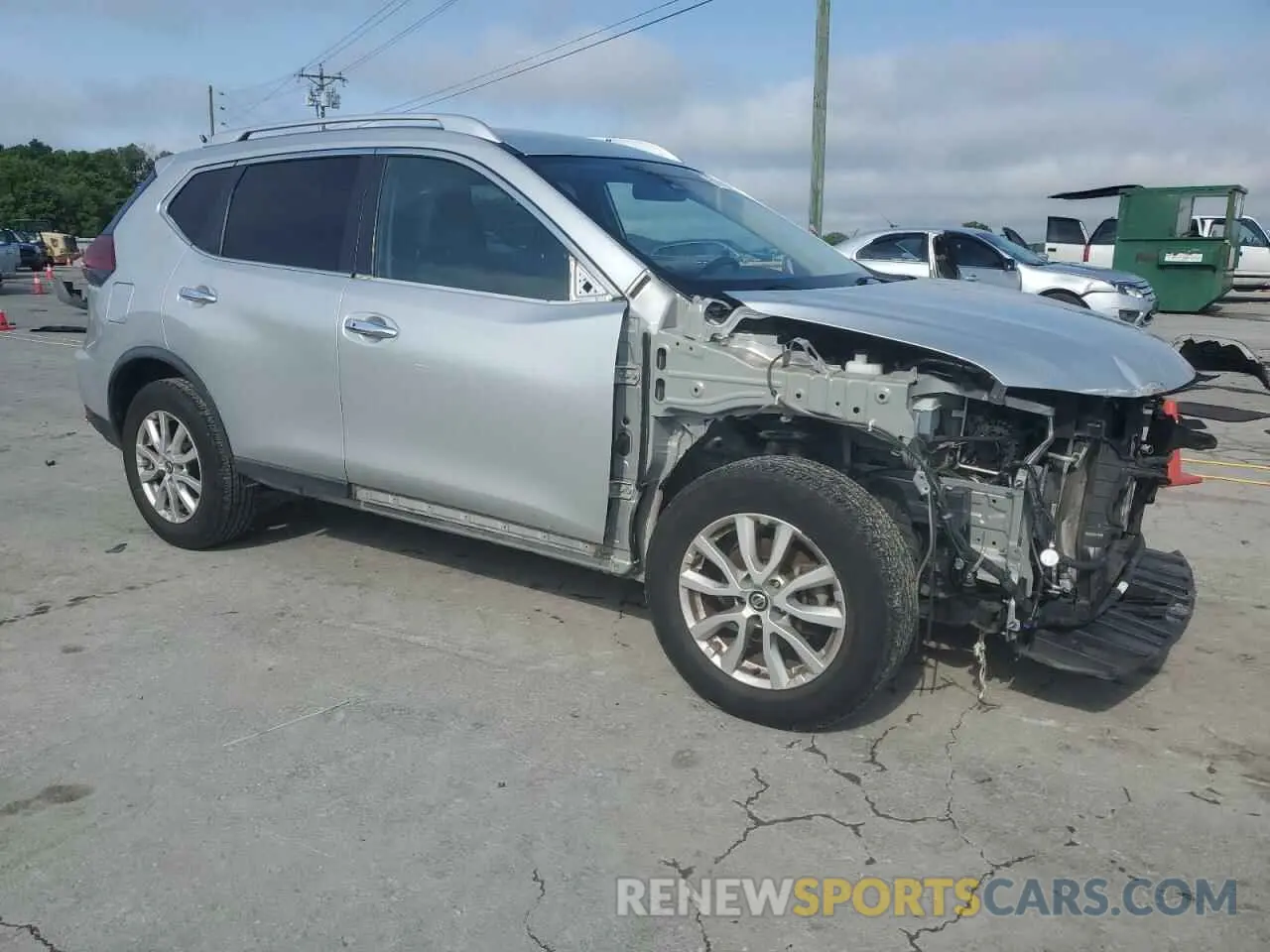 4 Photograph of a damaged car KNMAT2MT8KP532022 NISSAN ROGUE 2019