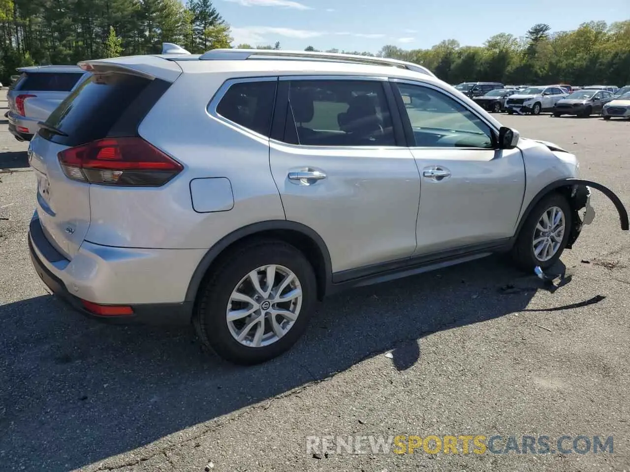 3 Photograph of a damaged car KNMAT2MT8KP538354 NISSAN ROGUE 2019