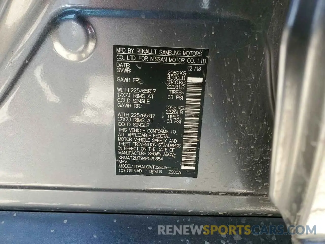13 Фотография поврежденного автомобиля KNMAT2MT9KP525354 NISSAN ROGUE 2019