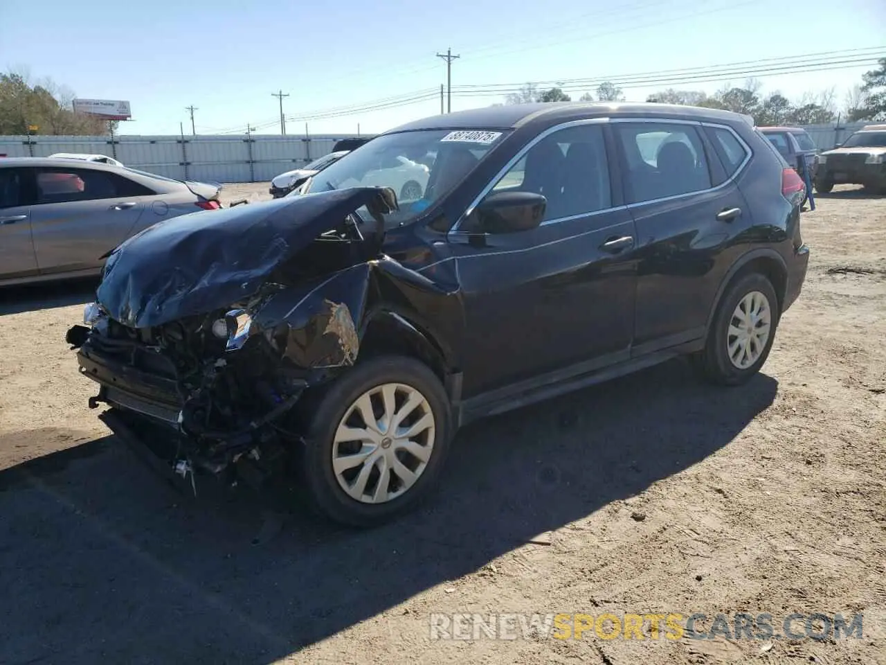 1 Фотография поврежденного автомобиля KNMAT2MTXKP555186 NISSAN ROGUE 2019