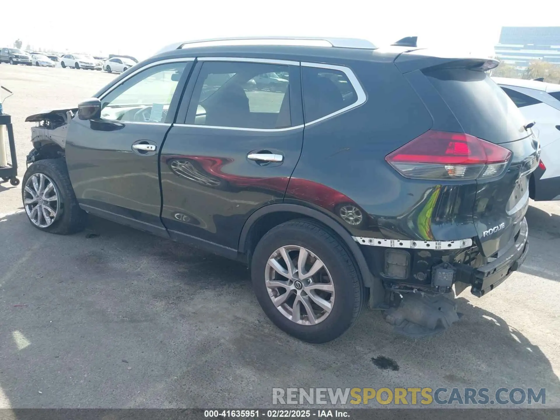 3 Photograph of a damaged car KNMAT2MV0KP524644 NISSAN ROGUE 2019